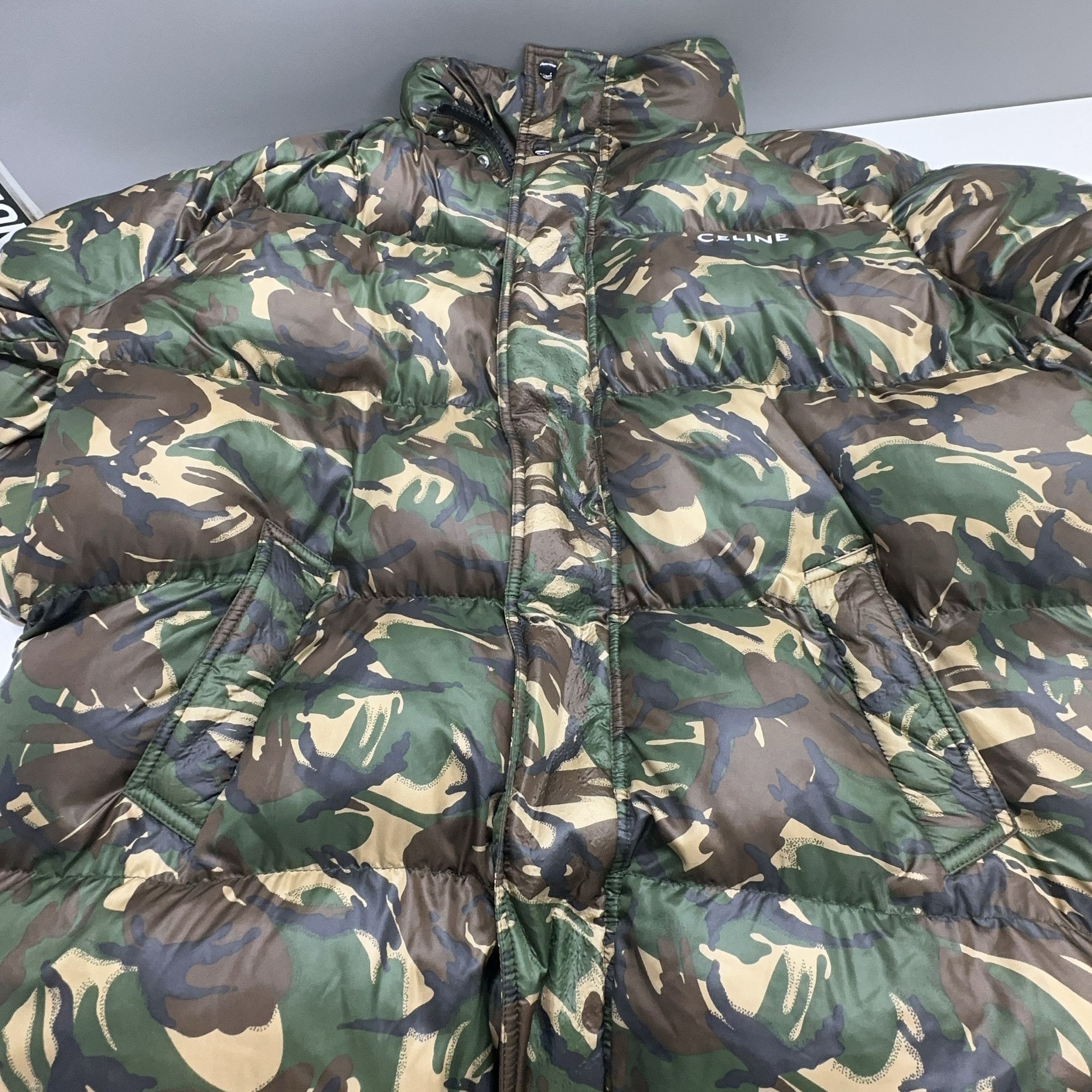 Celine CELINE Camo Puffer Jacket Size S Size US S / EU 44-46 / 1 - 6 Thumbnail