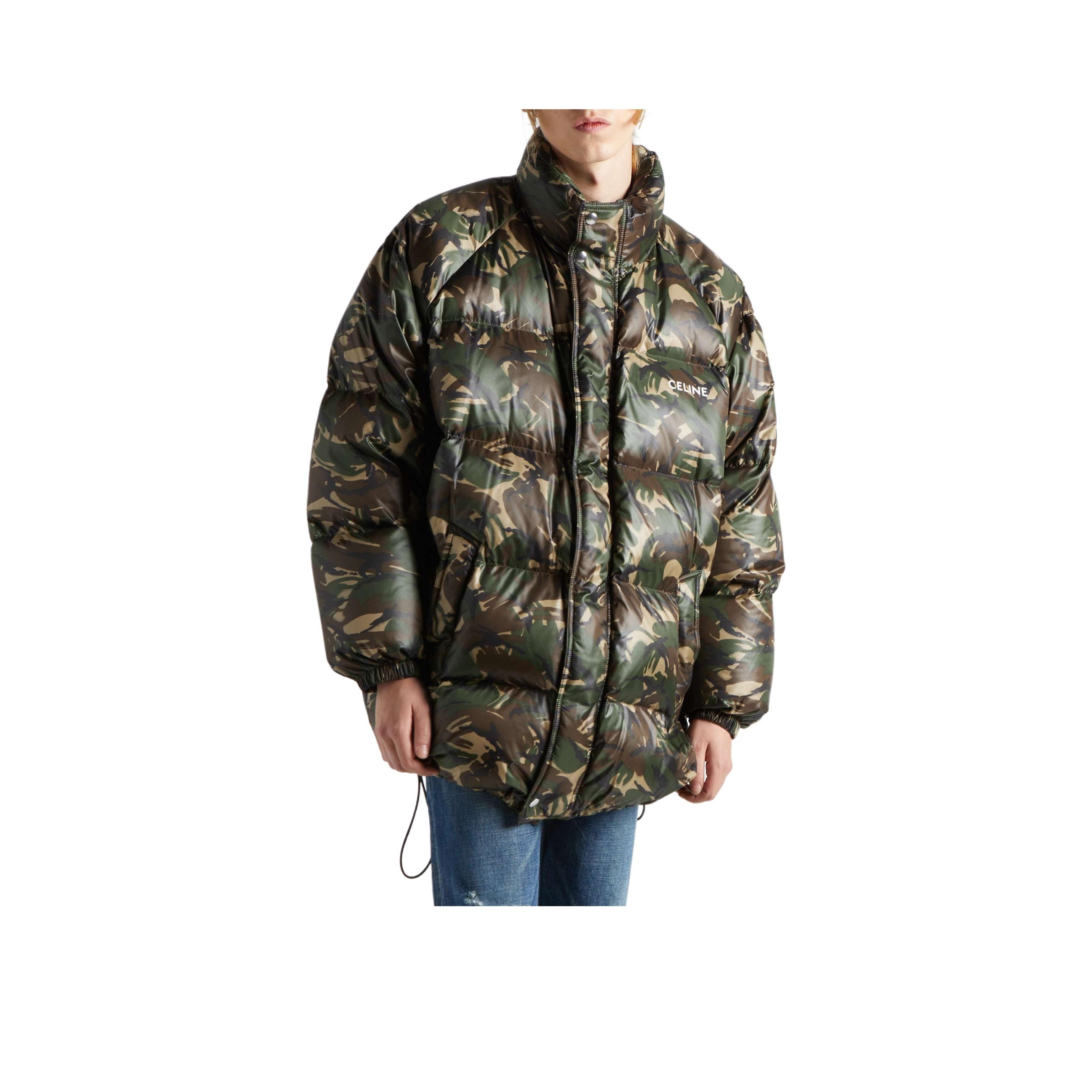 Celine CELINE Camo Puffer Jacket Size S Size US S / EU 44-46 / 1 - 10 Thumbnail