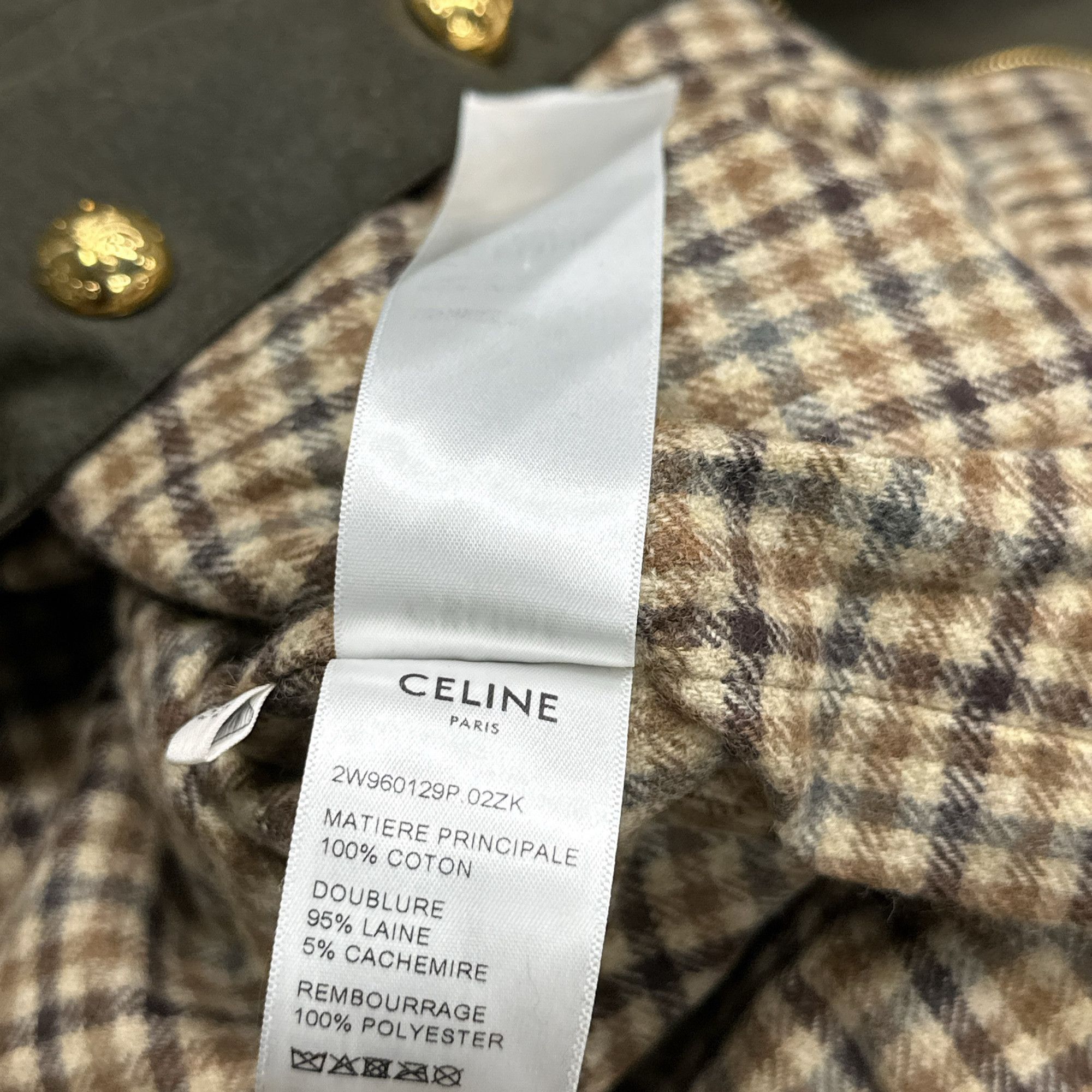 Celine Celine Olive Field Jacket Size 36 Size XS / US 0-2 / IT 36-38 - 5 Thumbnail