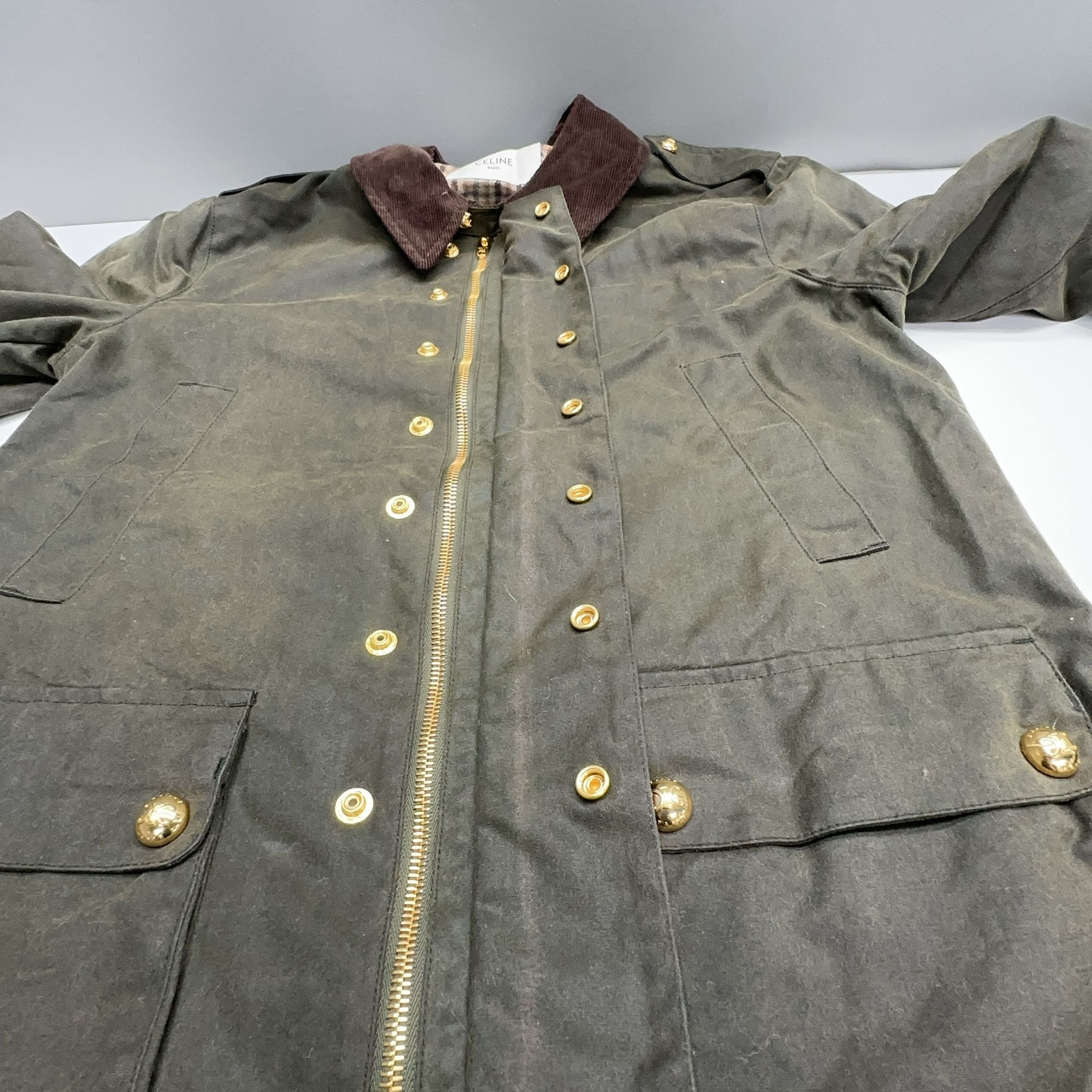 Celine Celine Olive Field Jacket Size 36 Size XS / US 0-2 / IT 36-38 - 6 Thumbnail