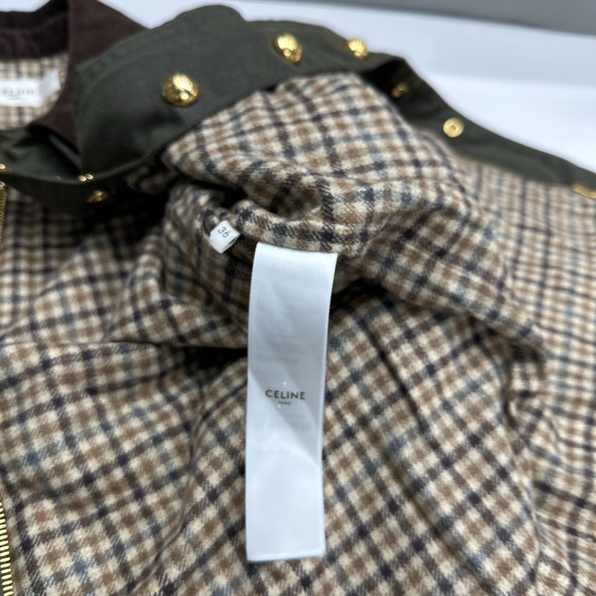 Celine Celine Olive Field Jacket Size 36 Size XS / US 0-2 / IT 36-38 - 4 Thumbnail