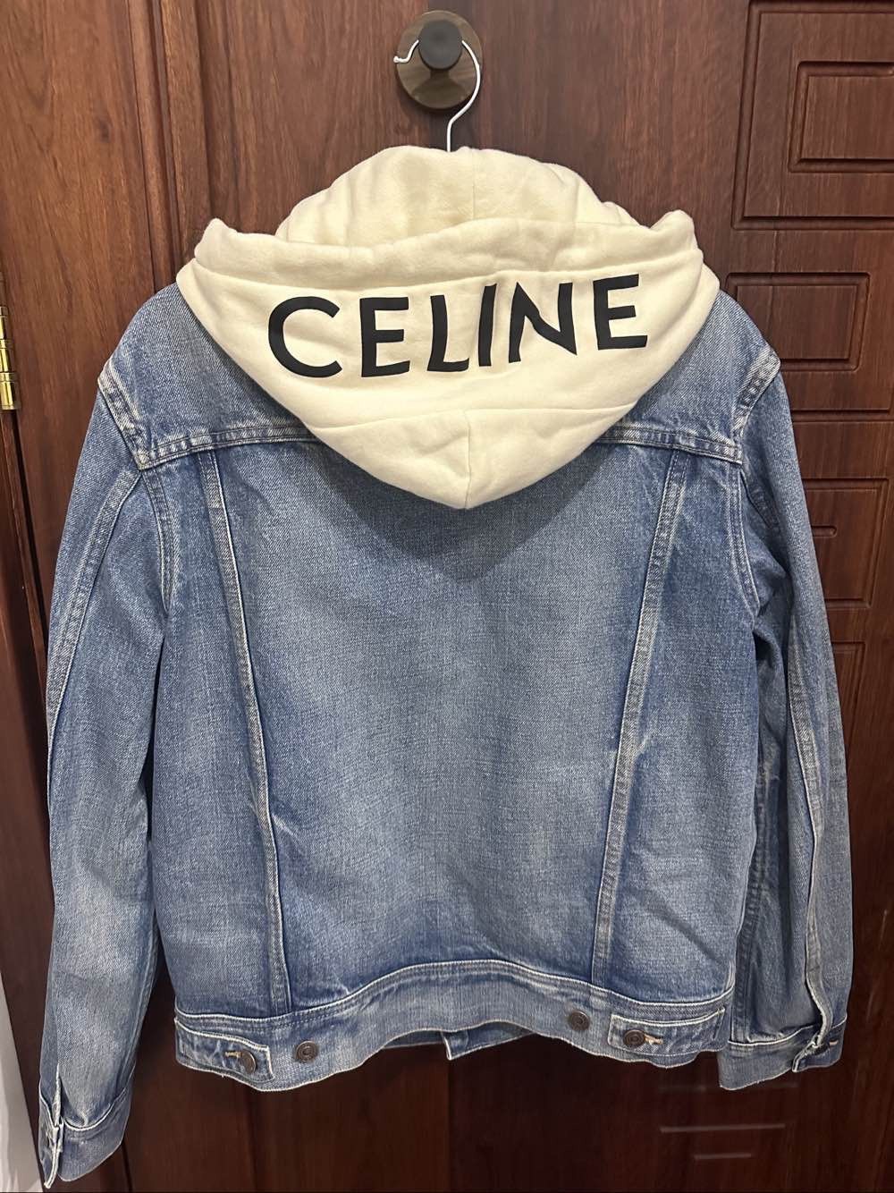 Celine Celine Hooded Denim Jacket Size S Size US S / EU 44-46 / 1 - 2 Thumbnail