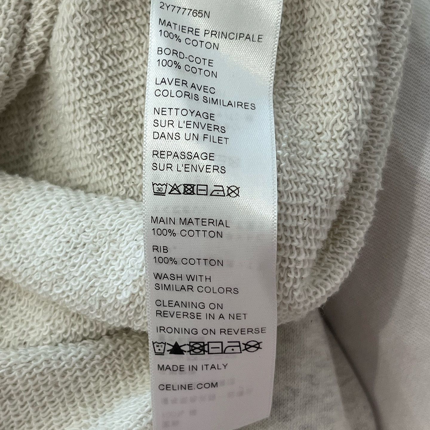 Celine Celine Triomphe Logo Sweatshirt Size S Size S / US 4 / IT 40 - 5 Thumbnail