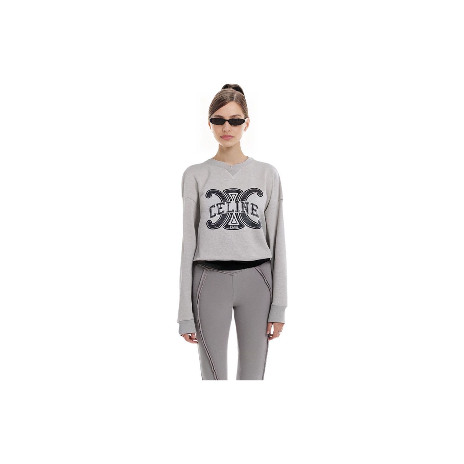 Celine Celine Triomphe Logo Sweatshirt Size S Size S / US 4 / IT 40 - 9 Thumbnail