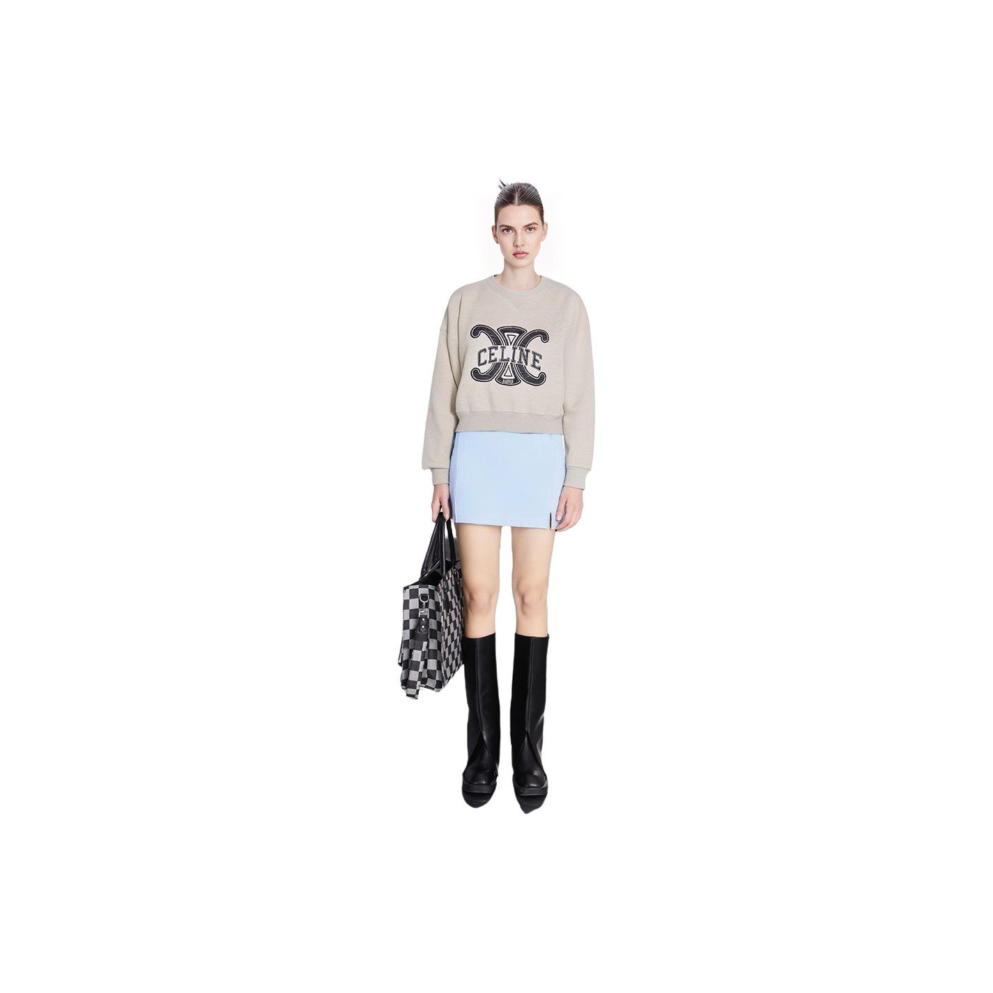 Celine Celine Triomphe Logo Sweatshirt Size S Size S / US 4 / IT 40 - 7 Thumbnail