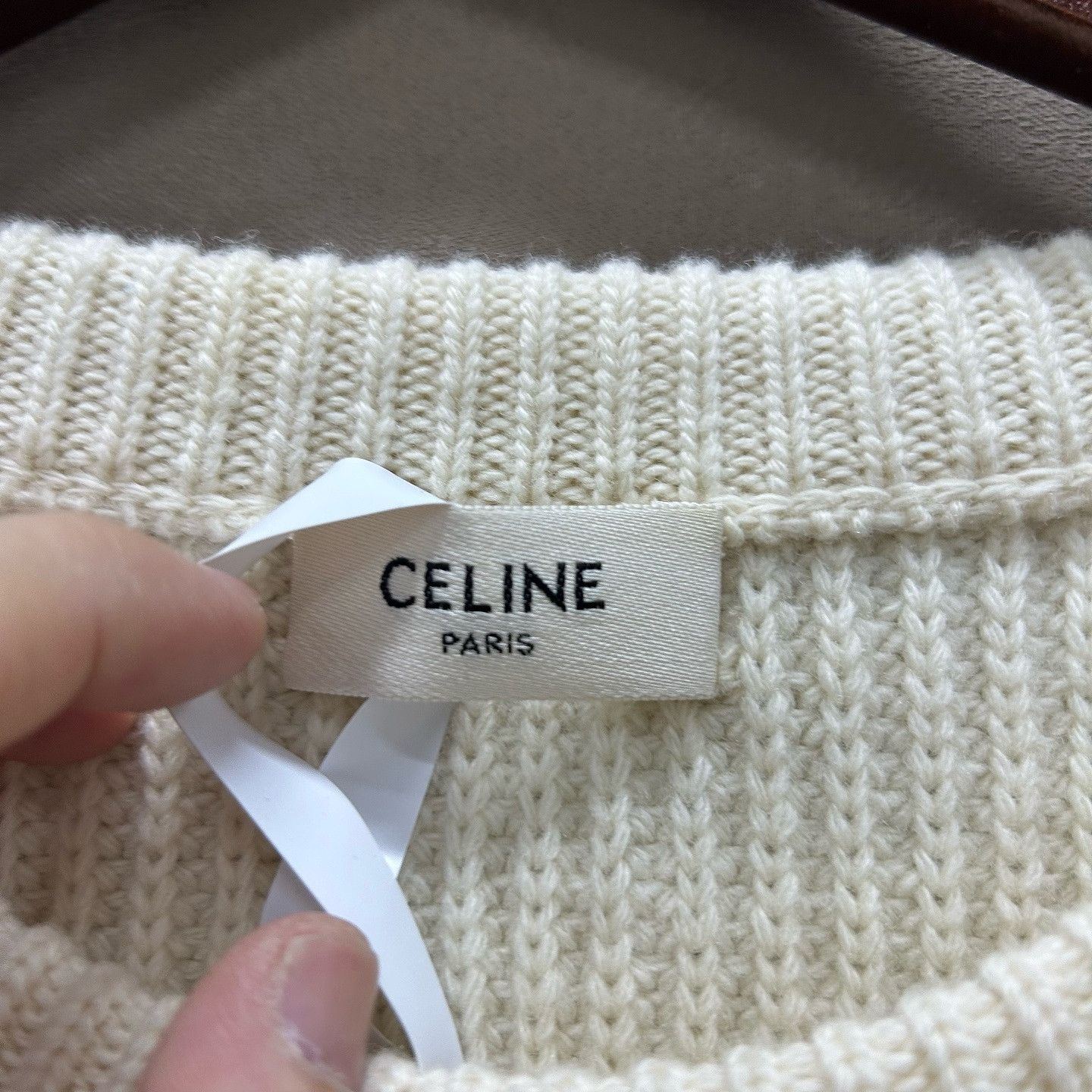 Celine CELINE Studded Logo Sweater Size XS Size US XS / EU 42 / 0 - 3 Thumbnail