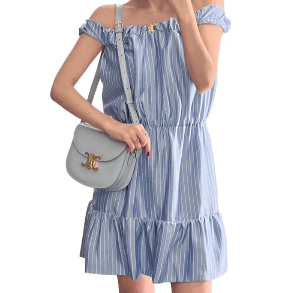 Celine Celine Striped Mini Dress Size 34 Size XS / US 0-2 / IT 36-38 - 10 Thumbnail