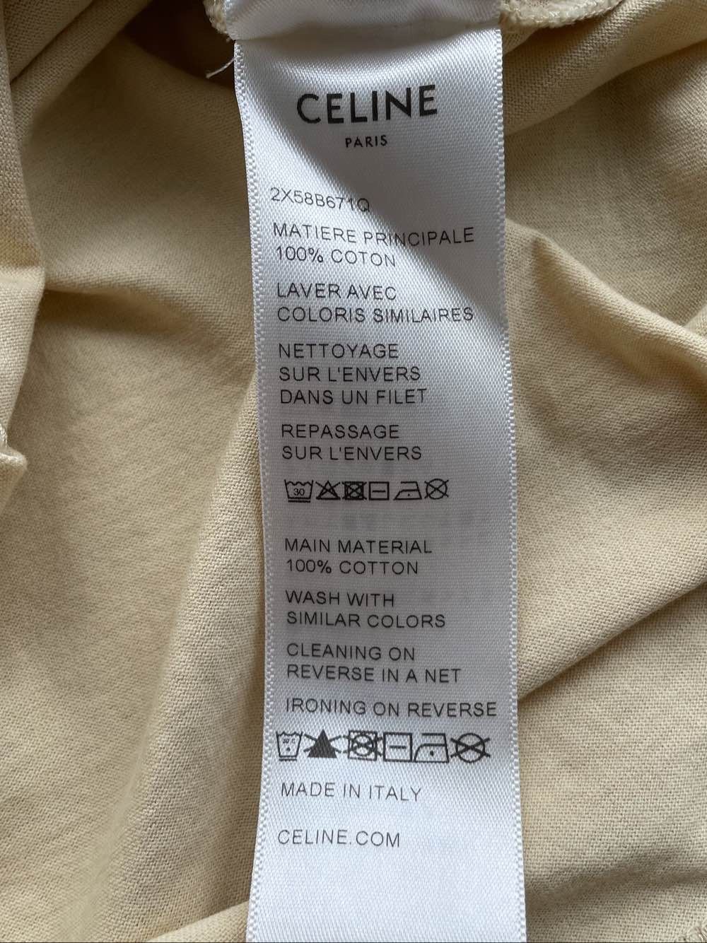 Celine Celine Triomphe Logo T-Shirt Size S Size S / US 4 / IT 40 - 4 Thumbnail