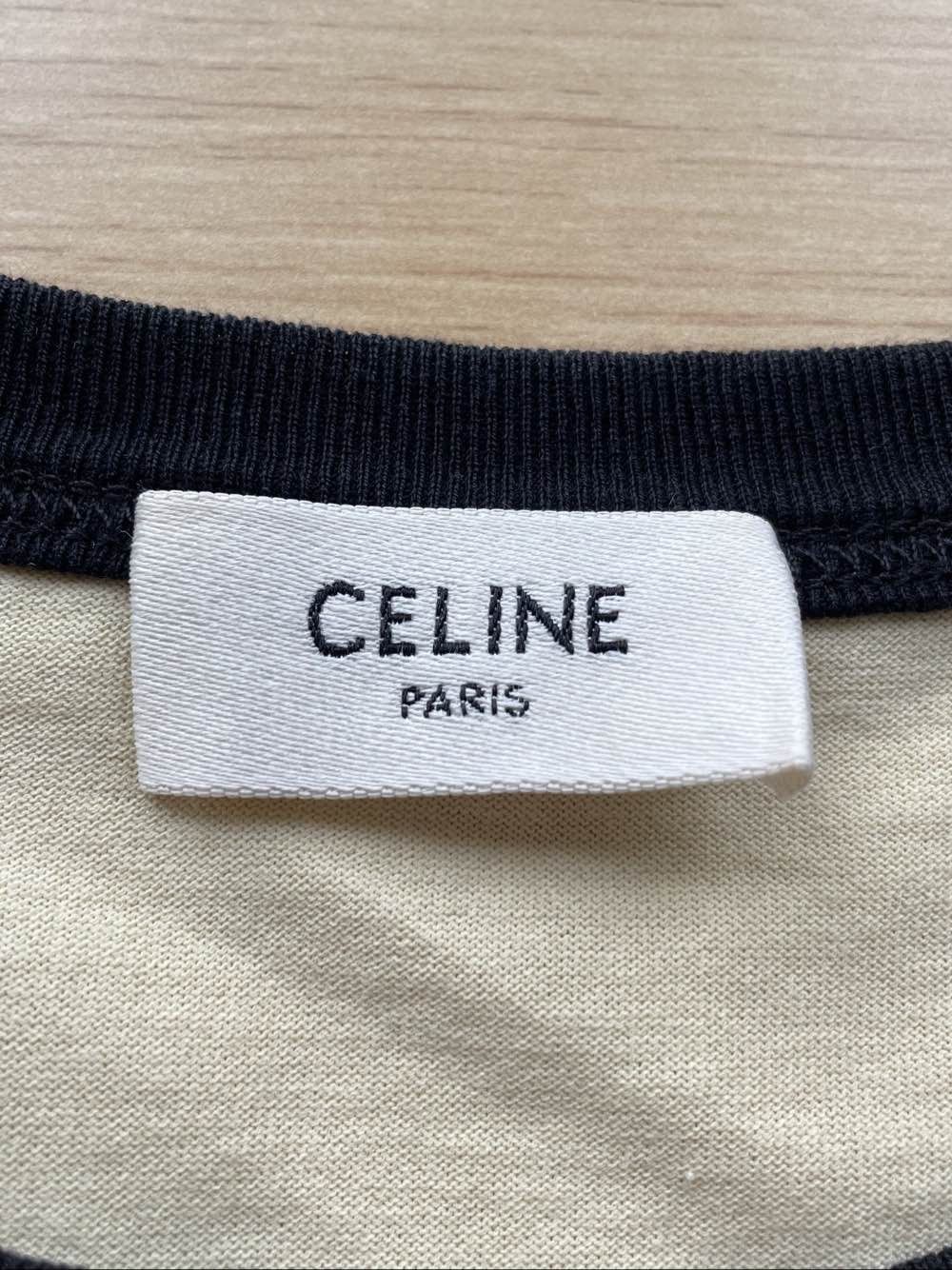 Celine Celine Triomphe Logo T-Shirt Size S Size S / US 4 / IT 40 - 3 Thumbnail