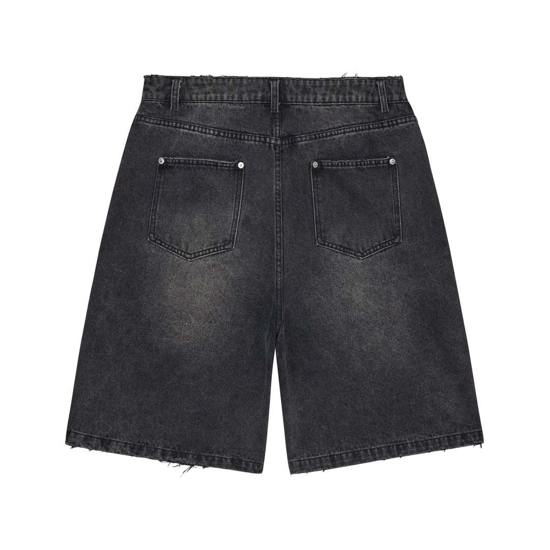 Vale Forever Dreams Black Denim Jorts Size US 38 / EU 54 - 2 Thumbnail