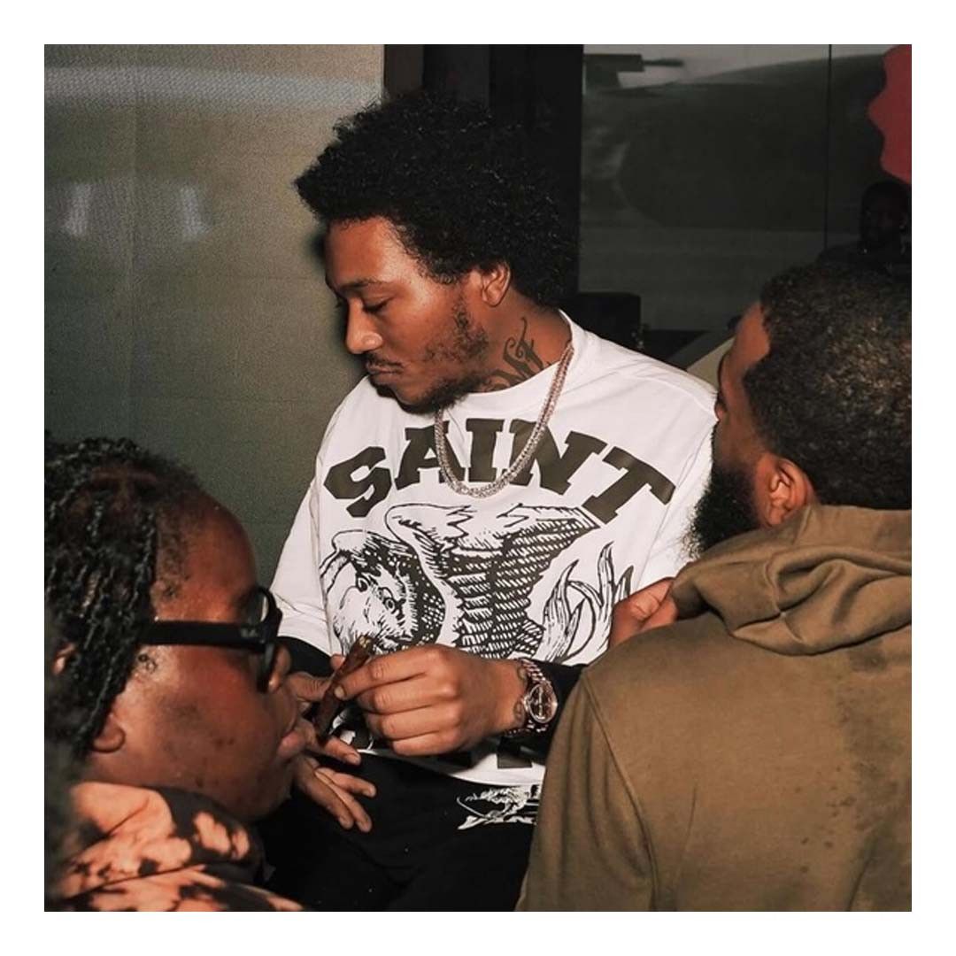 Saint Vanity Griffin Tee White Black Size US XXL / EU 58 / 5 - 2 Thumbnail