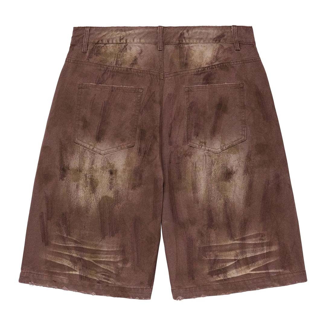 Vale Forever M&M Denim Shorts 'Dirt Brown' Size US 30 / EU 46 - 2 Thumbnail