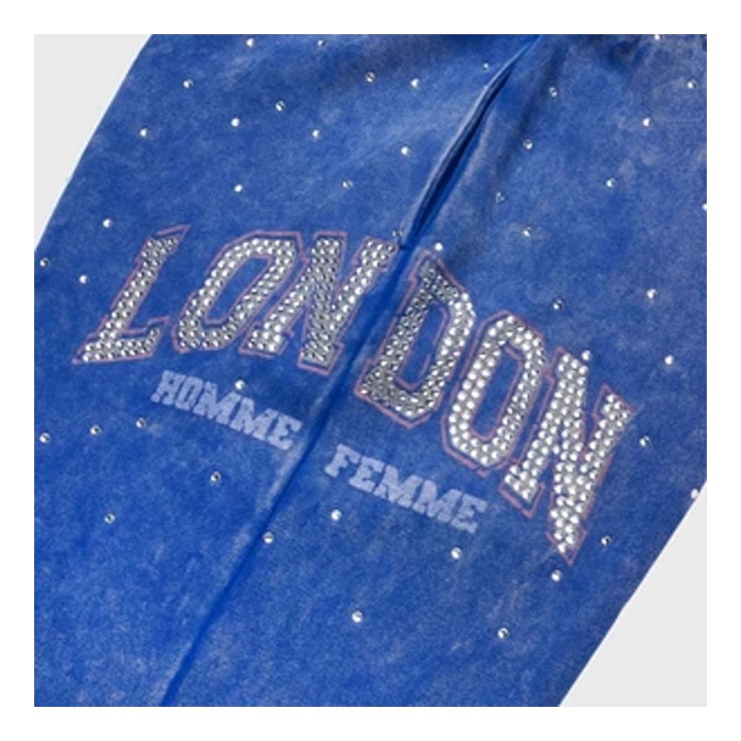 Homme + Femme La Homme Femme World Tour London Blue Sweatpants Size US 38 / EU 54 - 2 Thumbnail