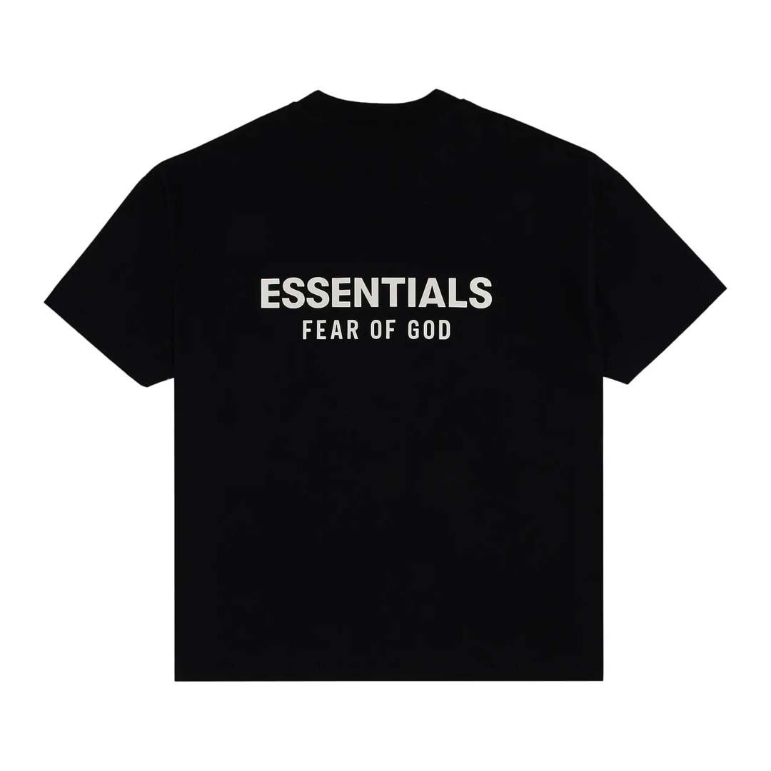 Fear of God Essentials Jet Black Tee Size US XL / EU 56 / 4 - 2 Thumbnail