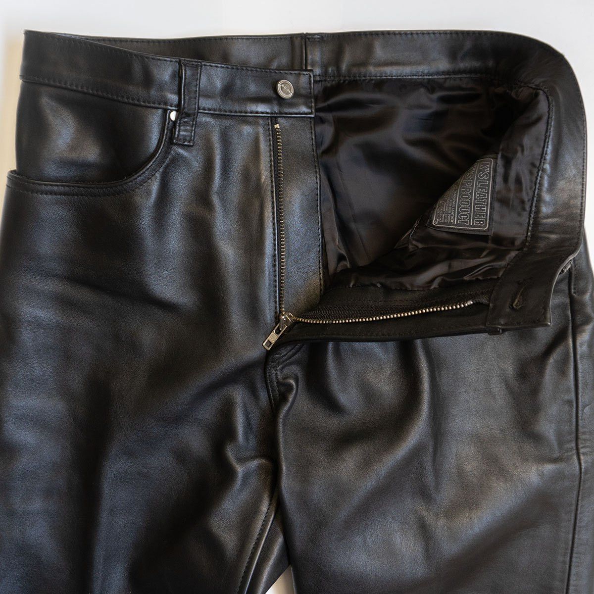 Kadoya Kadoya Leather Pants Black Size 36 Size US 36 / EU 52 - 3 Thumbnail