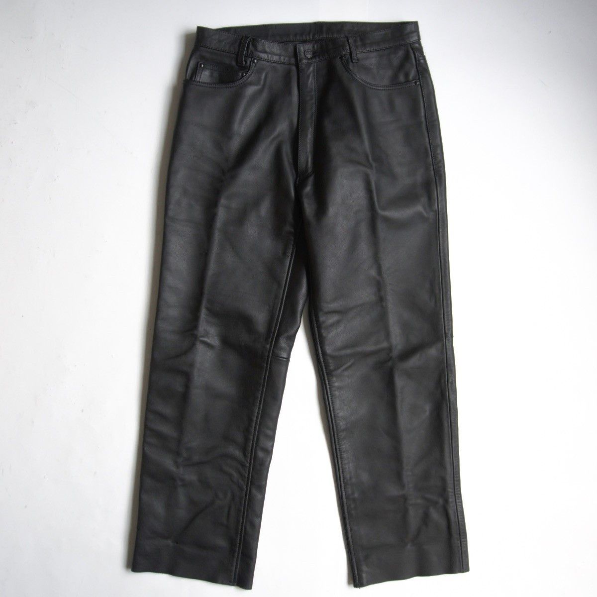 Kadoya Kadoya Leather Pants Black Size 36 Size US 36 / EU 52 - 2 Thumbnail