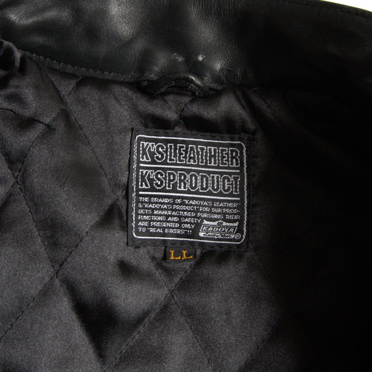 Kadoya Kadoya Padded Single Biker Jacket Black Size LL Size US XL / EU 56 / 4 - 3 Thumbnail