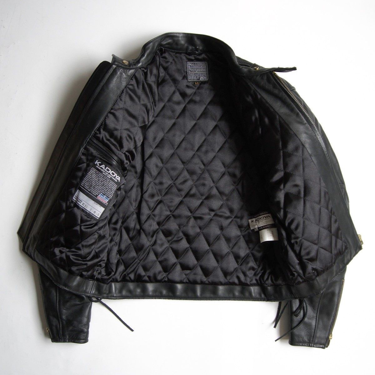 Kadoya Kadoya Padded Single Biker Jacket Black Size LL Size US XL / EU 56 / 4 - 4 Thumbnail