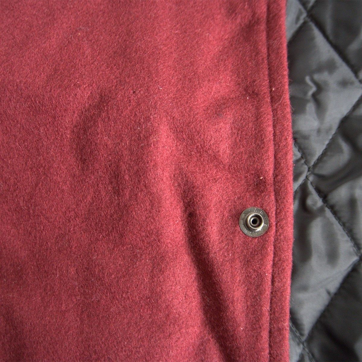 GOODENOUGH GOODENOUGH Leather Sleeve Varsity Jacket Size L Size US L / EU 52-54 / 3 - 8 Thumbnail