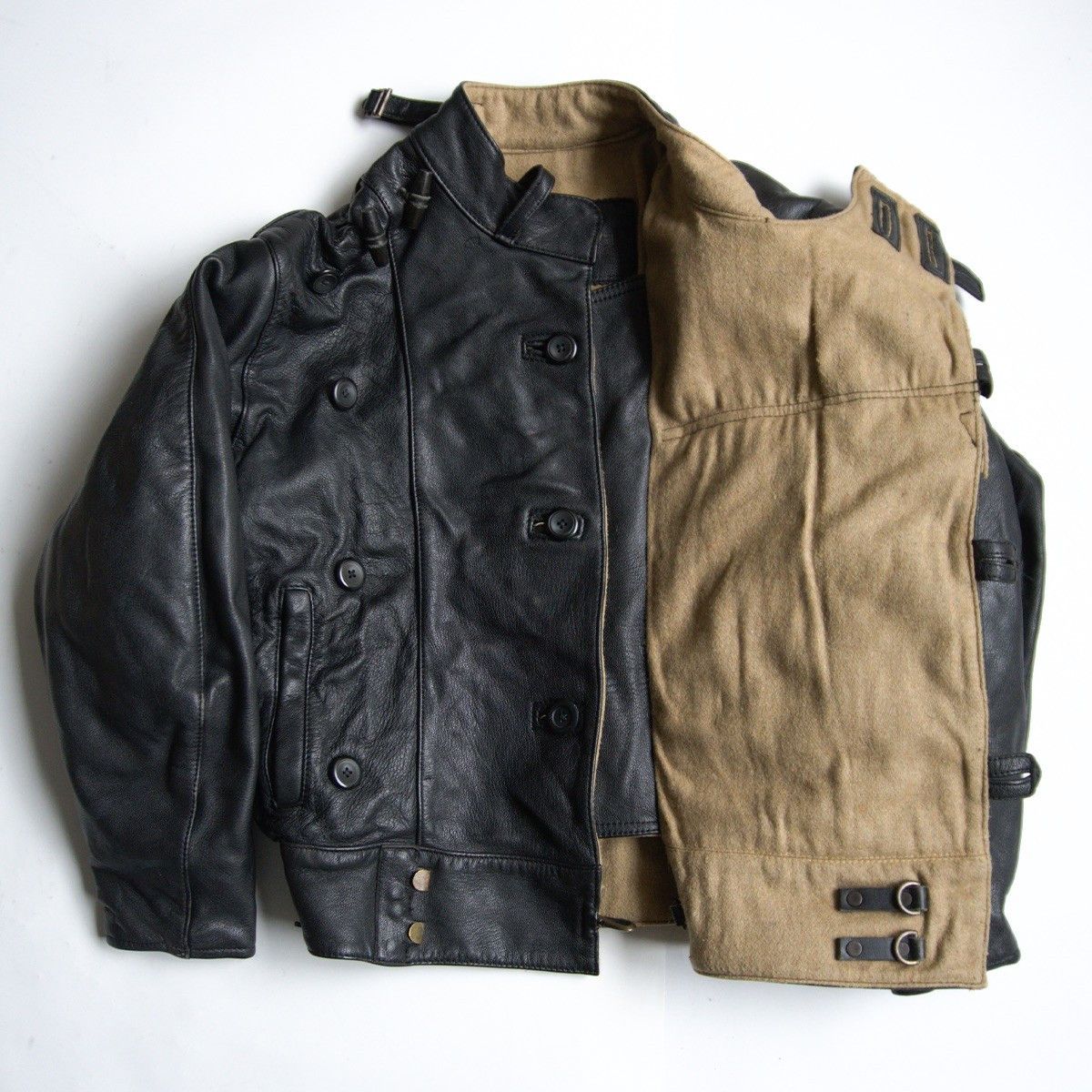 Kadoya Kadoya Leather Motorcycle Jacket Black Size L Size US L / EU 52-54 / 3 - 4 Thumbnail