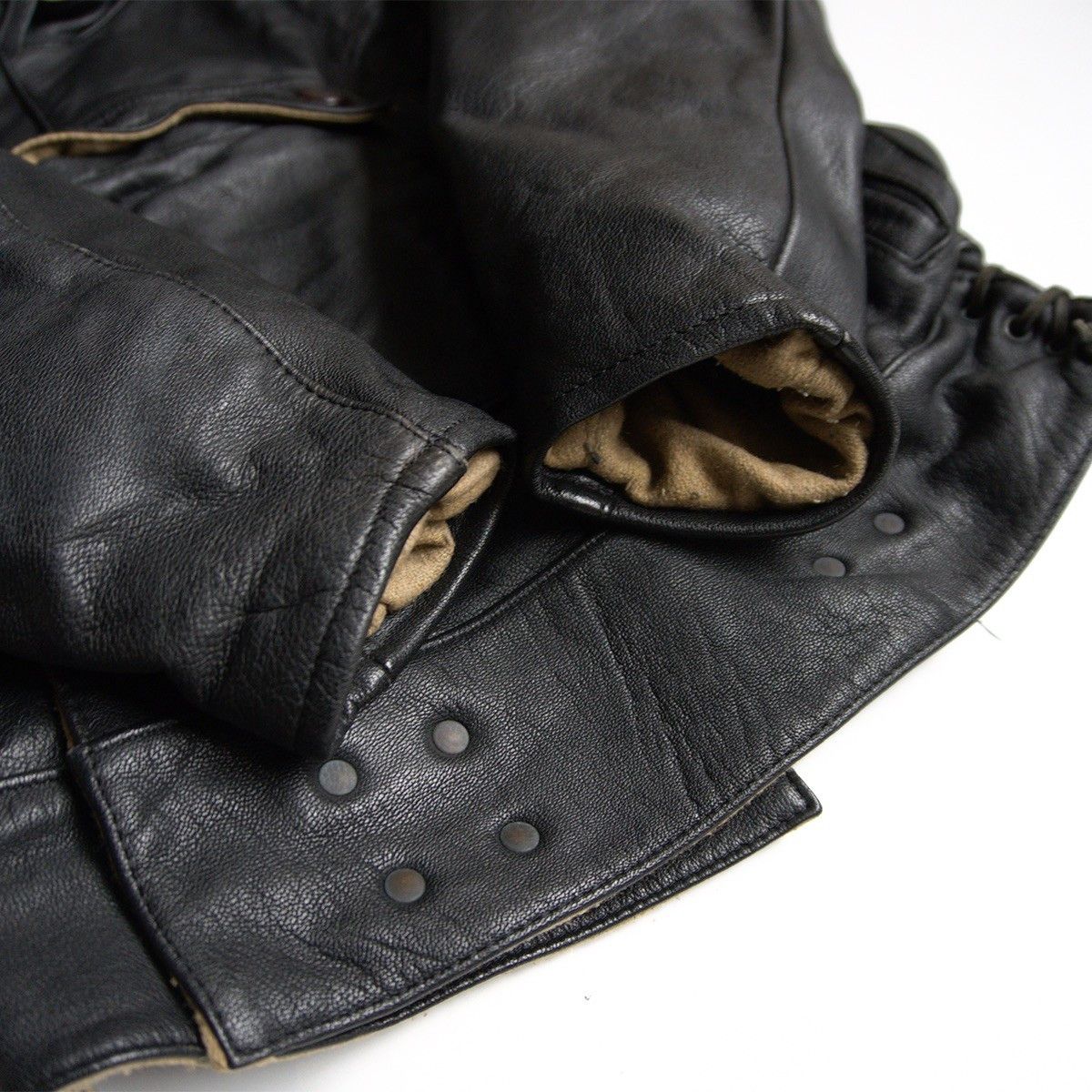Kadoya Kadoya Leather Motorcycle Jacket Black Size L Size US L / EU 52-54 / 3 - 5 Thumbnail