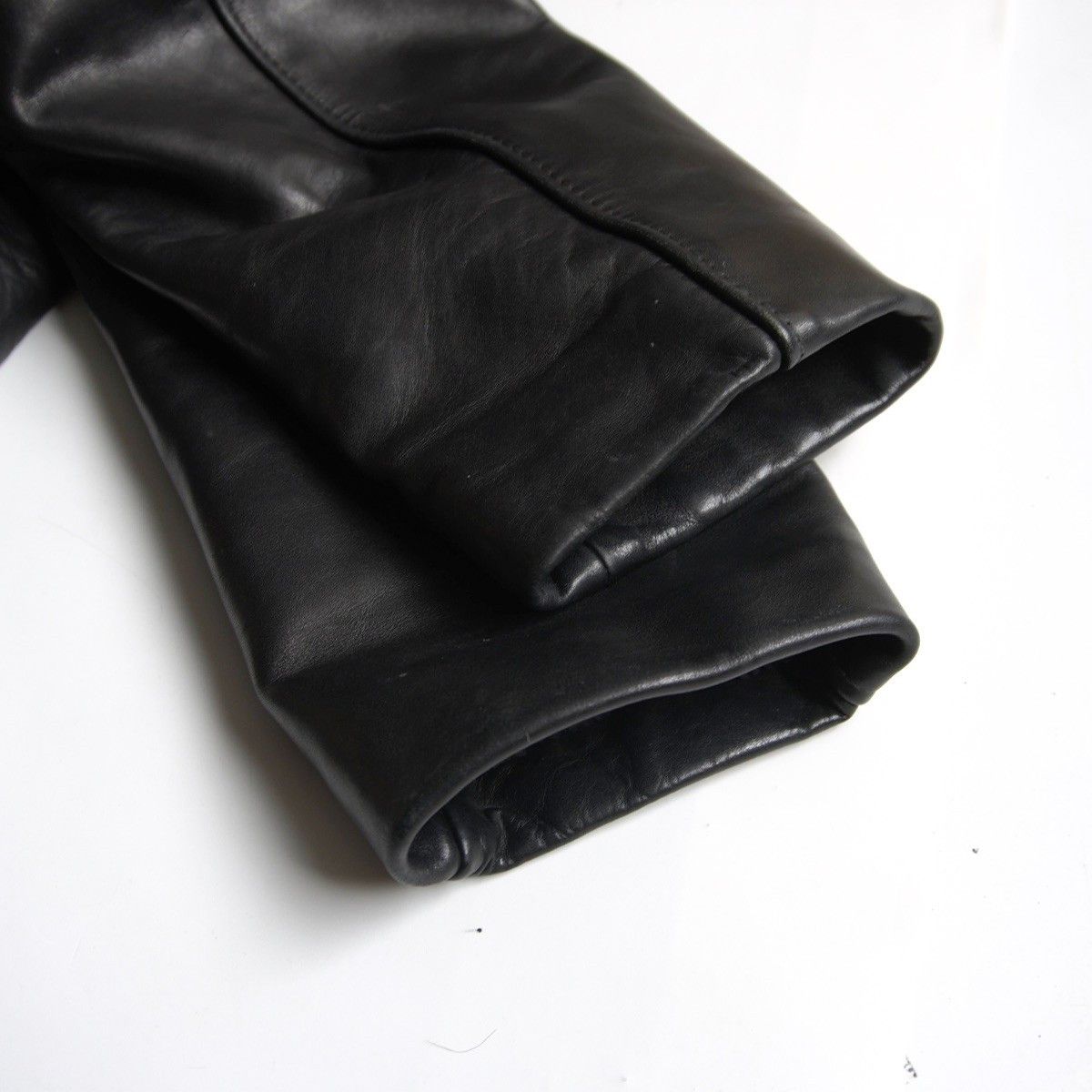 Schott SCHOTT 140 Thick Leather Peacoat Black Size XS Size US XS / EU 42 / 0 - 4 Thumbnail