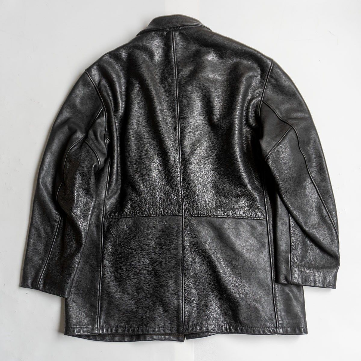 Schott SCHOTT 573 Thick Leather Car Coat Removable Liner Size XS Size US XS / EU 42 / 0 - 2 Thumbnail