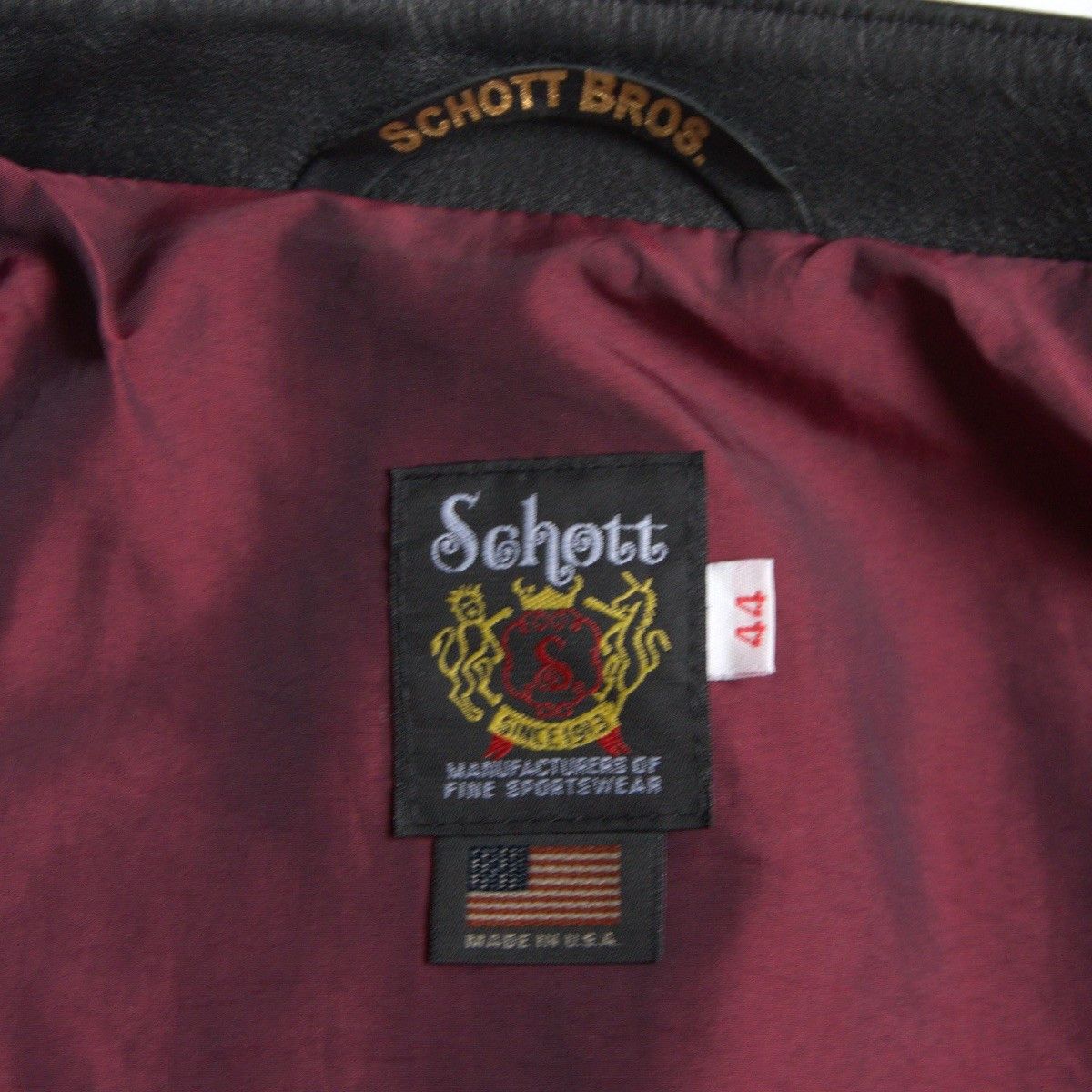 Schott SCHOTT 641XX Steerhide Single Rider Jacket Black Size S Size US S / EU 44-46 / 1 - 6 Thumbnail