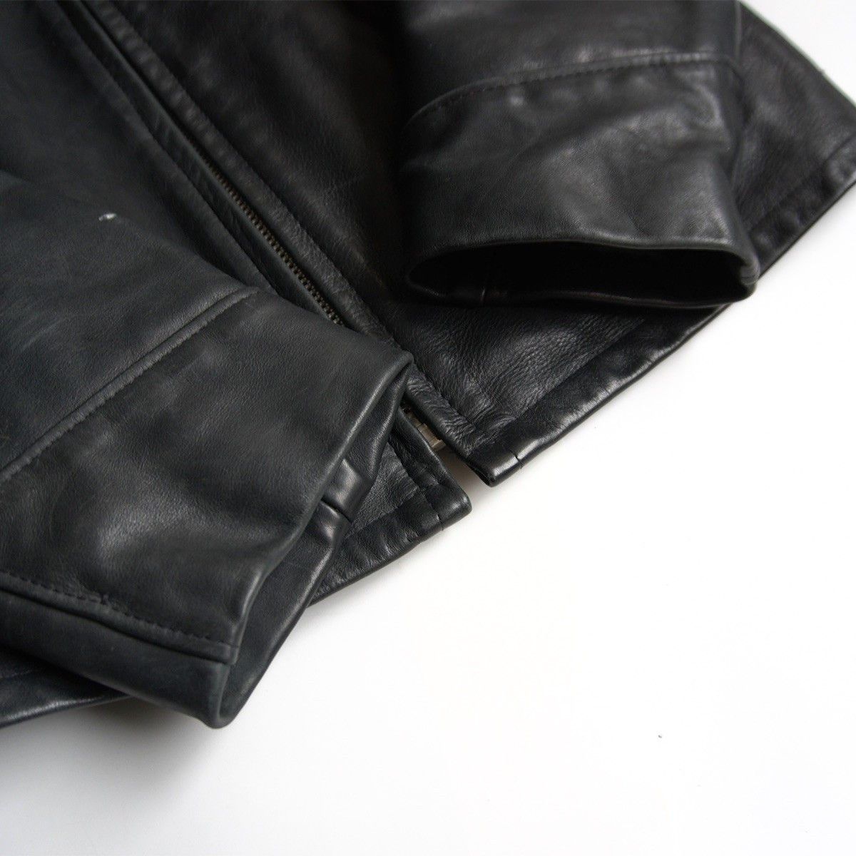 Schott SCHOTT 103US Collared Single Rider Leather Jacket Size XS Size US XS / EU 42 / 0 - 4 Thumbnail