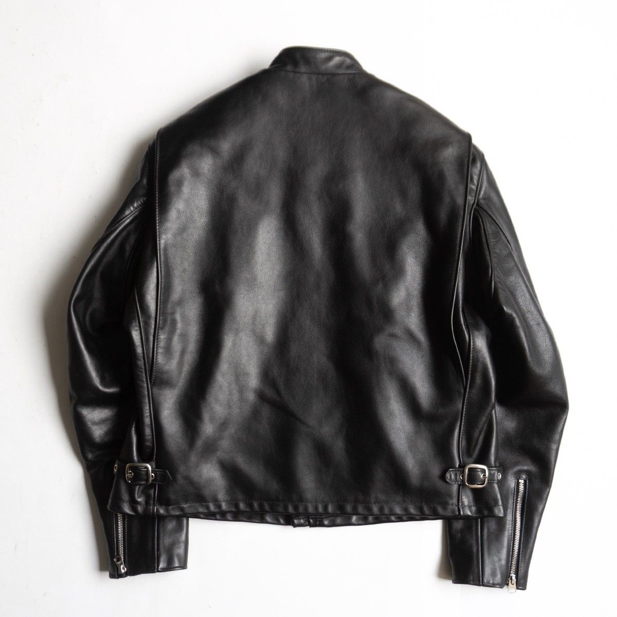 Schott SCHOTT 141 Leather Single Rider Jacket w/ Removable Size S Size US S / EU 44-46 / 1 - 2 Thumbnail