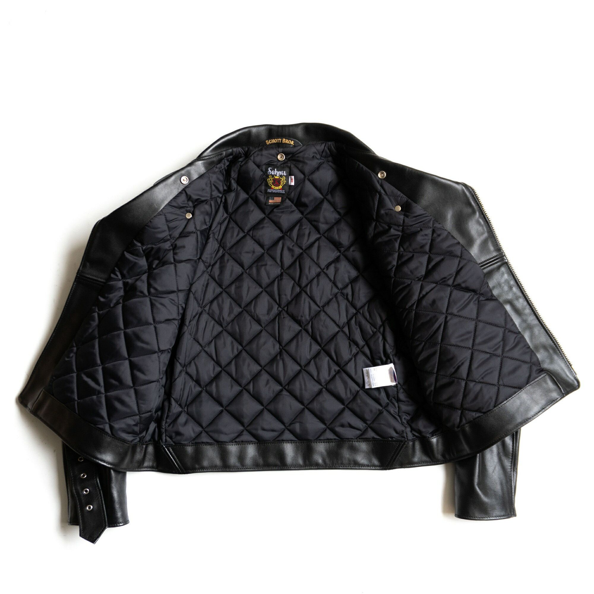 Schott SCHOTT 613US One Star Double Rider Leather Jacket Size S Size US S / EU 44-46 / 1 - 3 Thumbnail