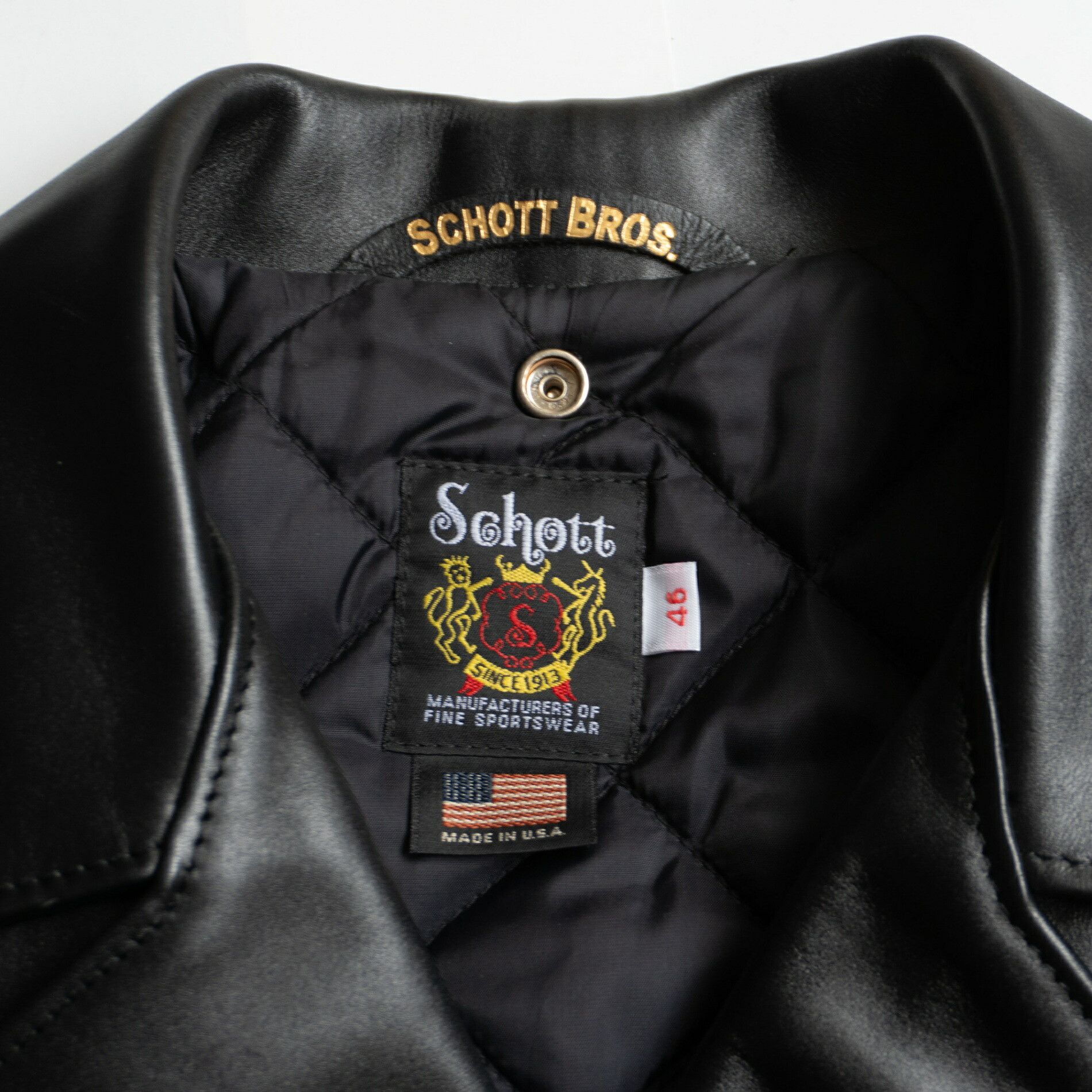 Schott SCHOTT 613US One Star Double Rider Leather Jacket Size S Size US S / EU 44-46 / 1 - 7 Thumbnail