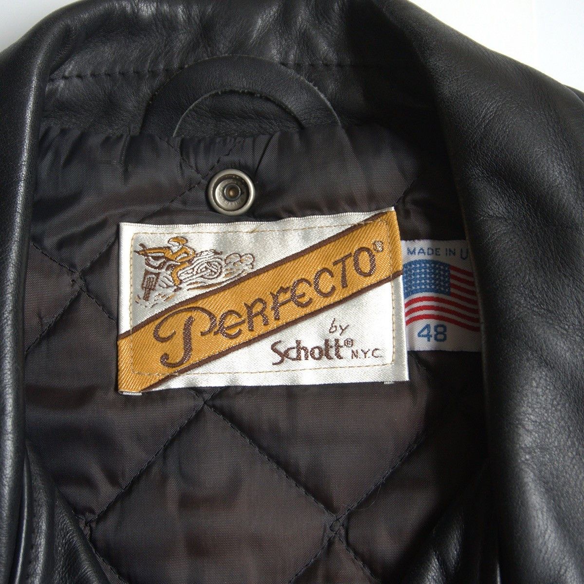Schott SCHOTT 618 Double Rider Leather Jacket Black Size M Size US M / EU 48-50 / 2 - 6 Thumbnail