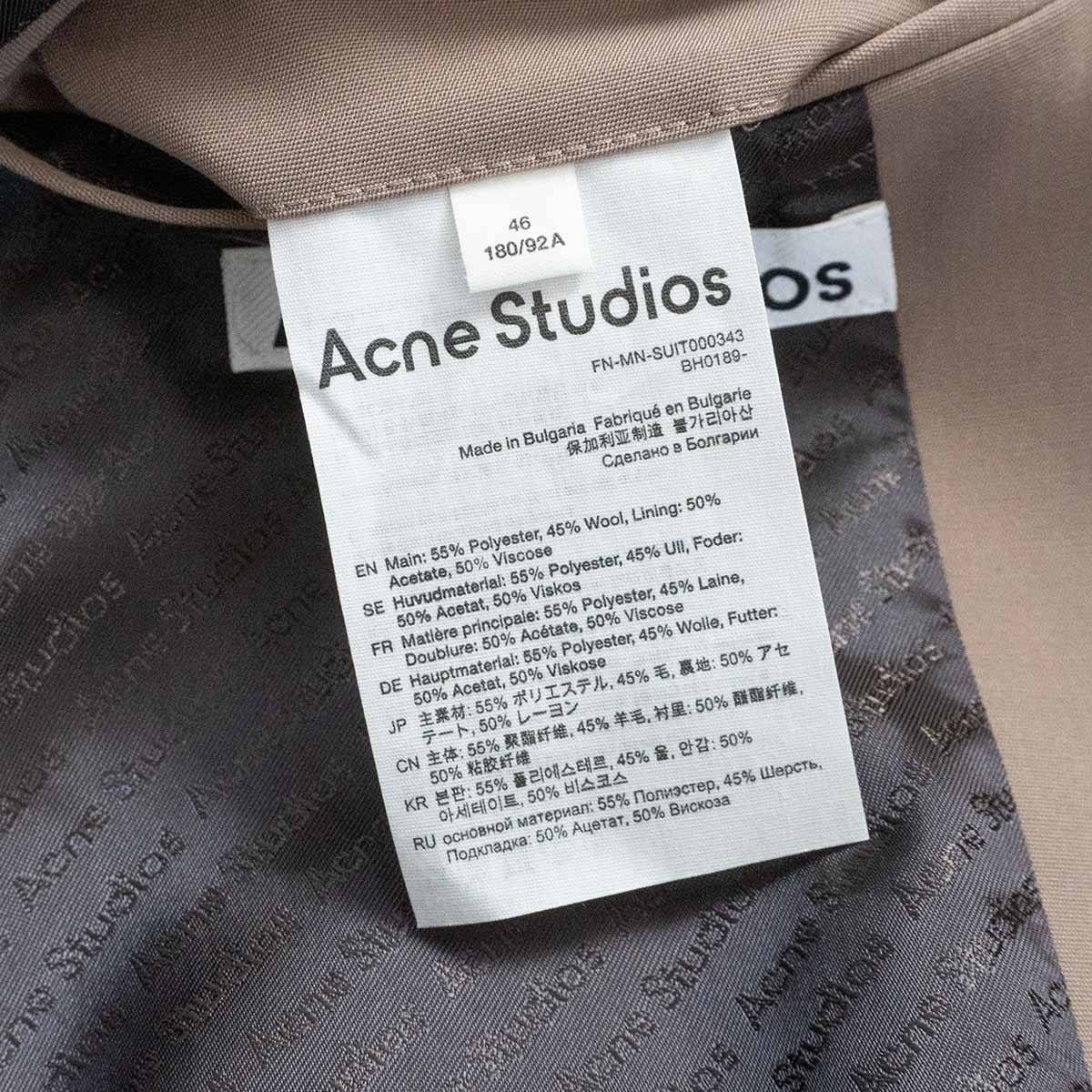 Acne Studios Acne Studios Double-Breasted Suit Jacket Size S Size US S / EU 44-46 / 1 - 4 Thumbnail