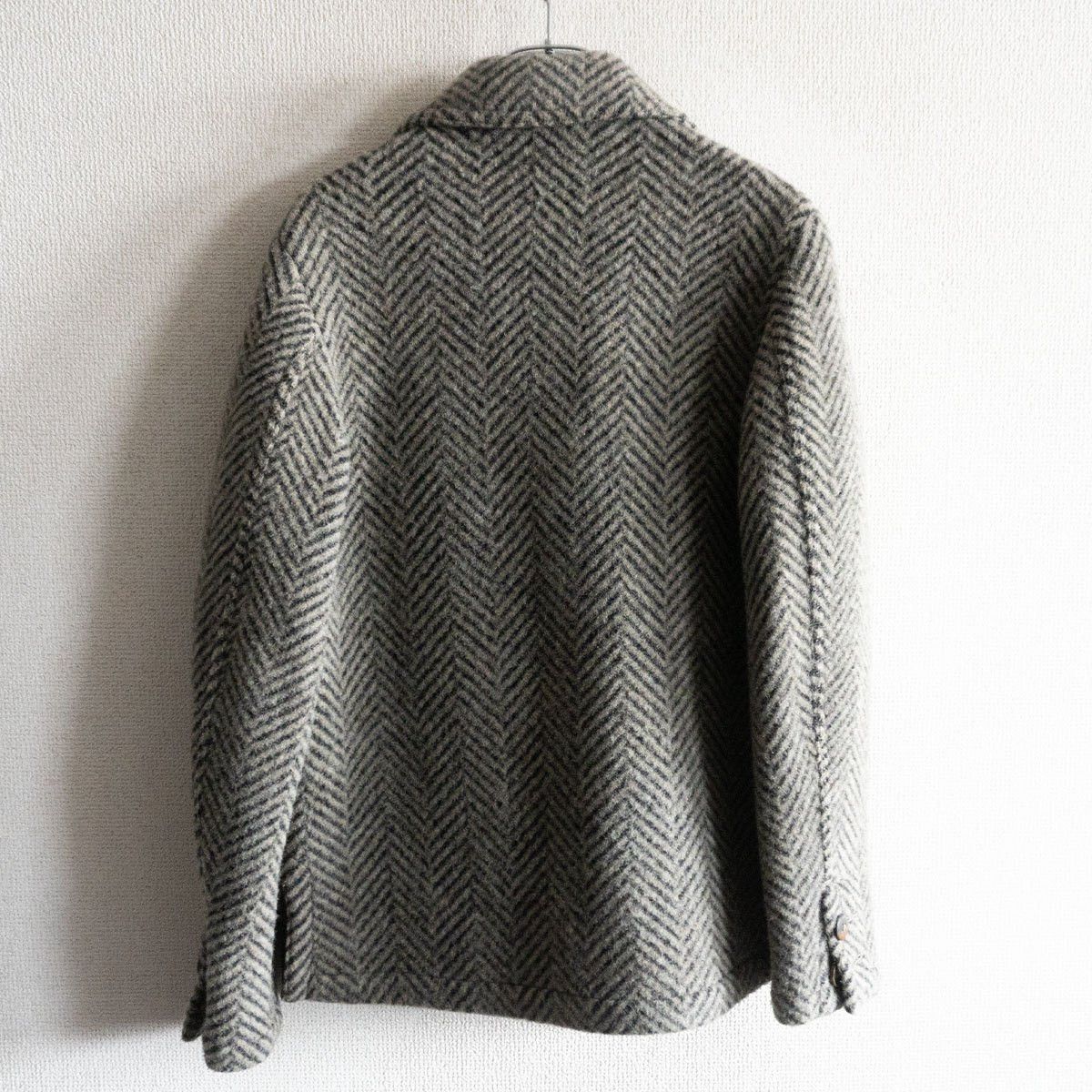 45rpm 45R Wool Herringbone Tweed Jacket Size M Size US M / EU 48-50 / 2 - 2 Thumbnail