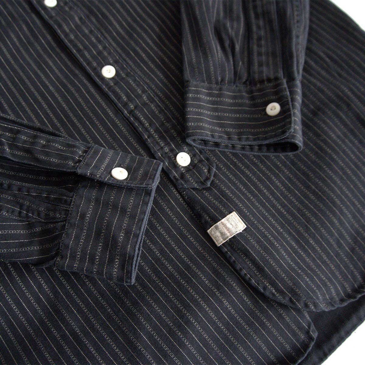 Vintage RRL Black Striped Work Shirt Size S Size US S / EU 44-46 / 1 - 3 Thumbnail