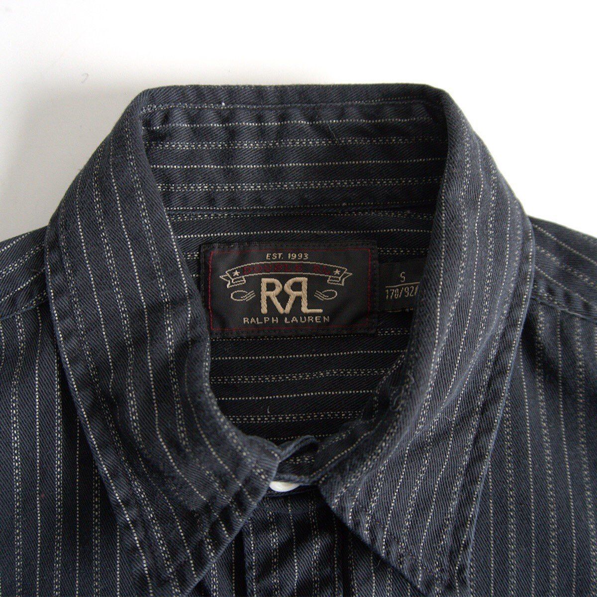 Vintage RRL Black Striped Work Shirt Size S Size US S / EU 44-46 / 1 - 5 Thumbnail