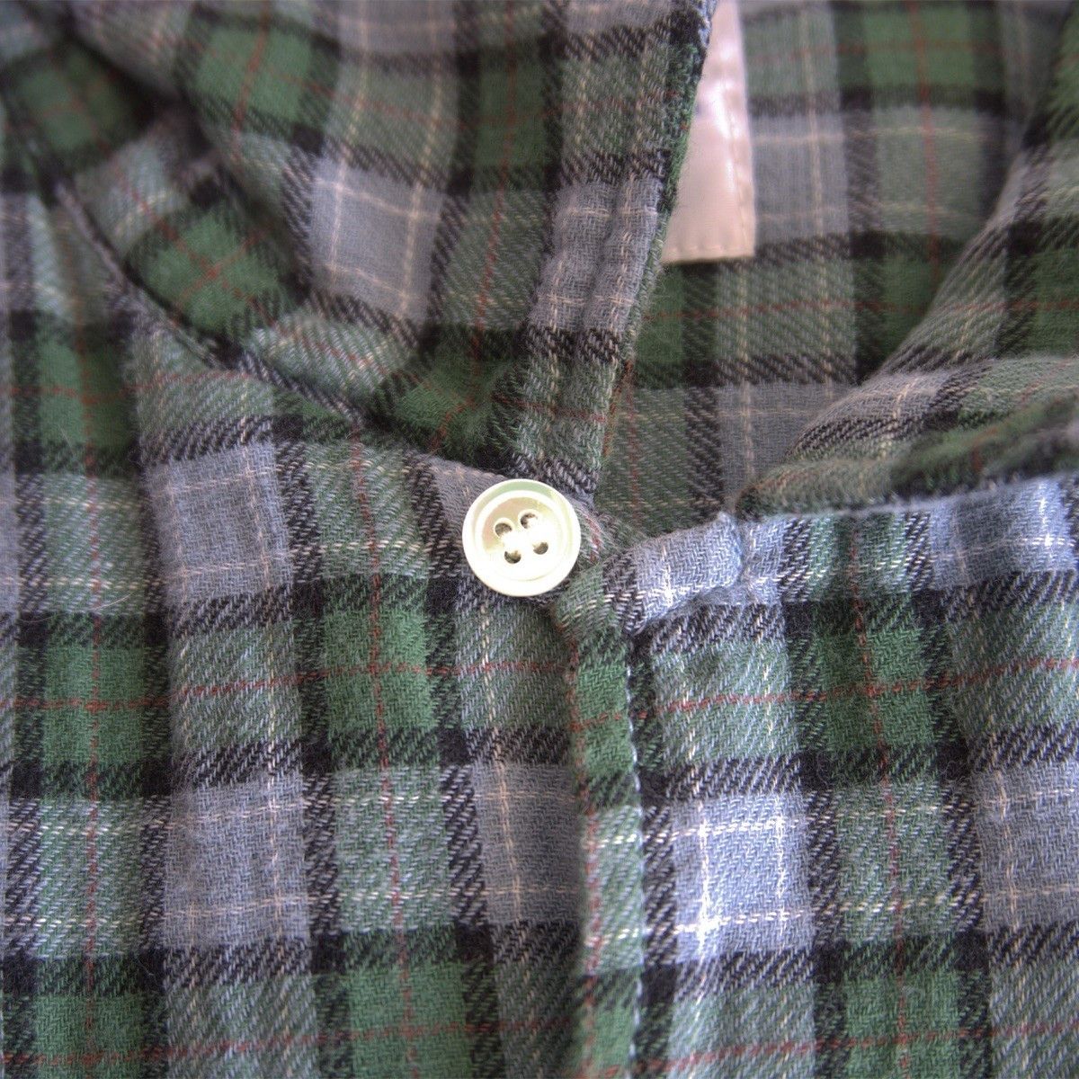 GOODENOUGH GOOD ENOUGH Open Collar Gradation Check Shirt Size M Size US M / EU 48-50 / 2 - 4 Thumbnail