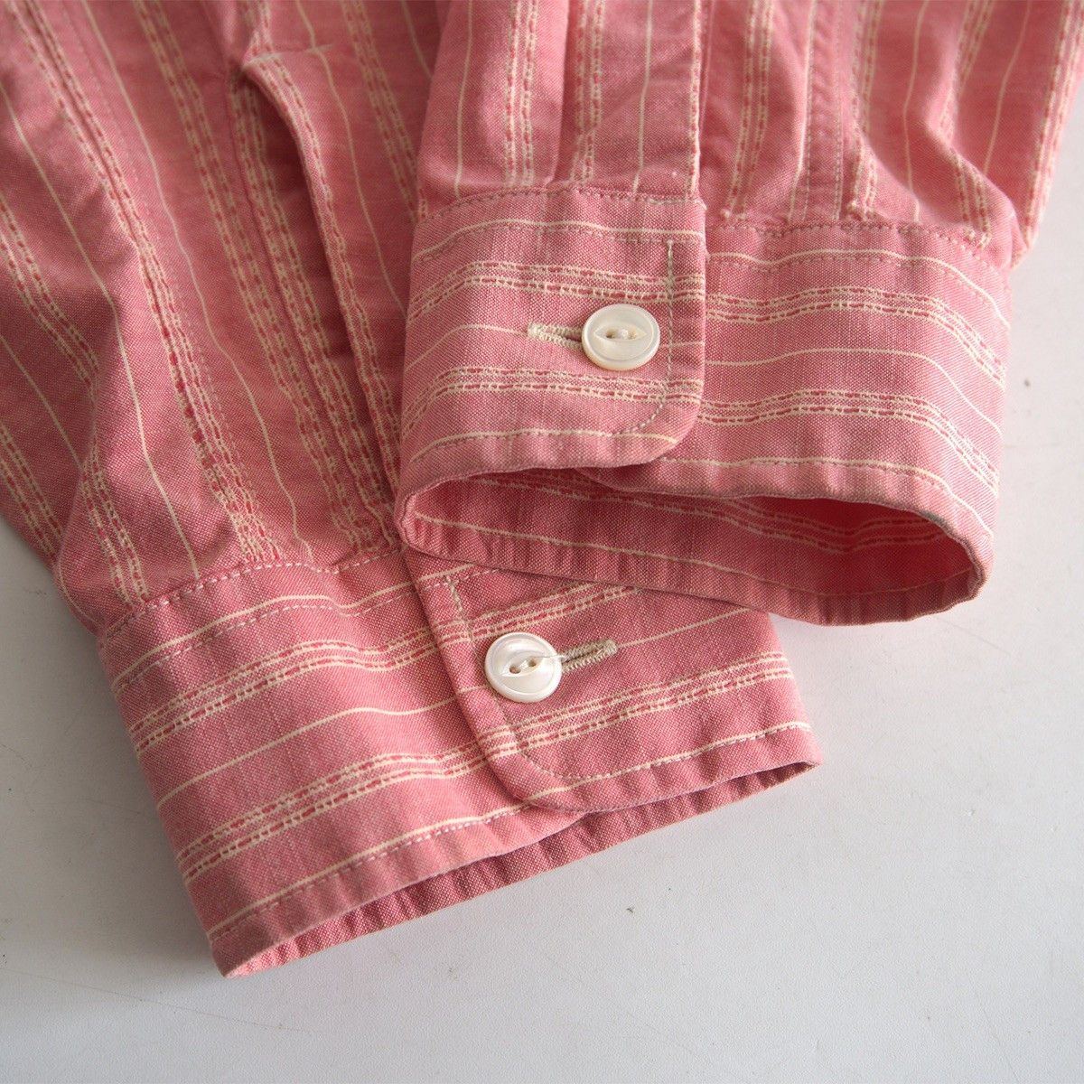 Vintage RRL Jacquard Stripe Work Shirt Size M Size US M / EU 48-50 / 2 - 4 Thumbnail