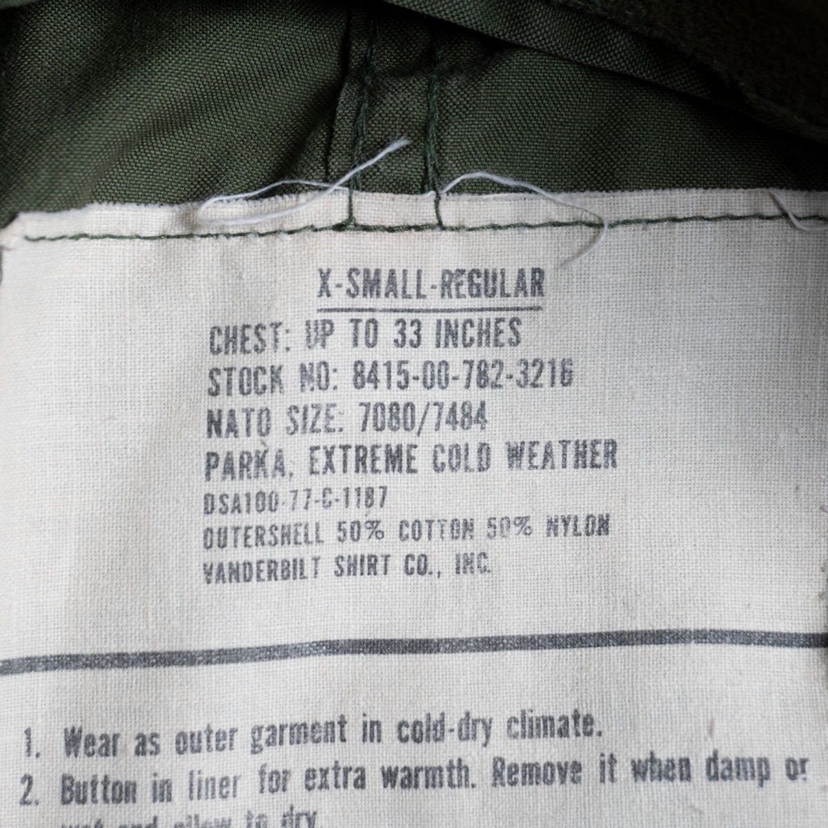 Vintage US ARMY 70S M-65 Mod Coat Size XS Size US XS / EU 42 / 0 - 7 Thumbnail