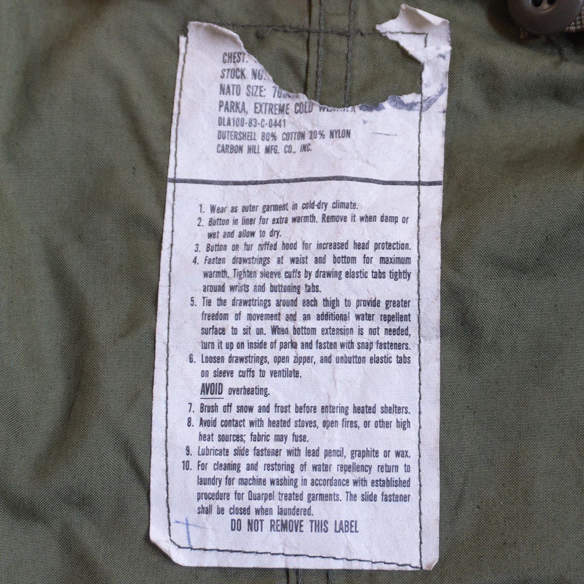 Vintage US ARMY 80S M-65 Mod Coat Size XS Size US XS / EU 42 / 0 - 9 Thumbnail