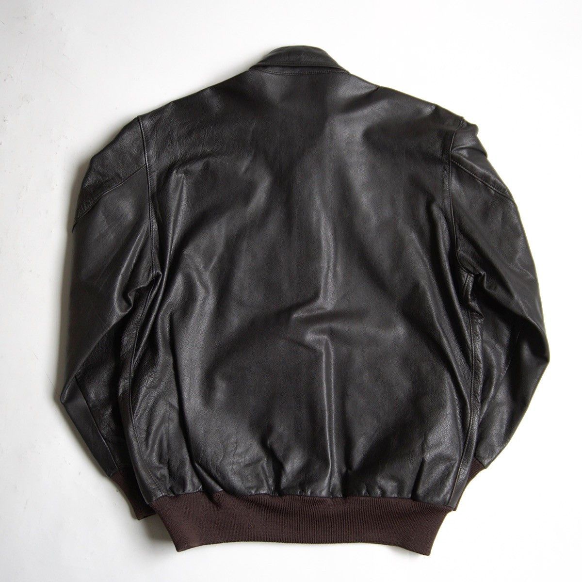 L.L. Bean L.L. Bean 80S A-2 Leather Flight Jacket Brown Size 42 Size US XS / EU 42 / 0 - 2 Thumbnail