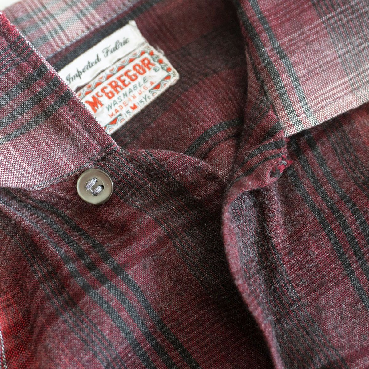 McGregor McGregor 50S Ombre Check Rayon Shirt Size M Size US M / EU 48-50 / 2 - 6 Thumbnail