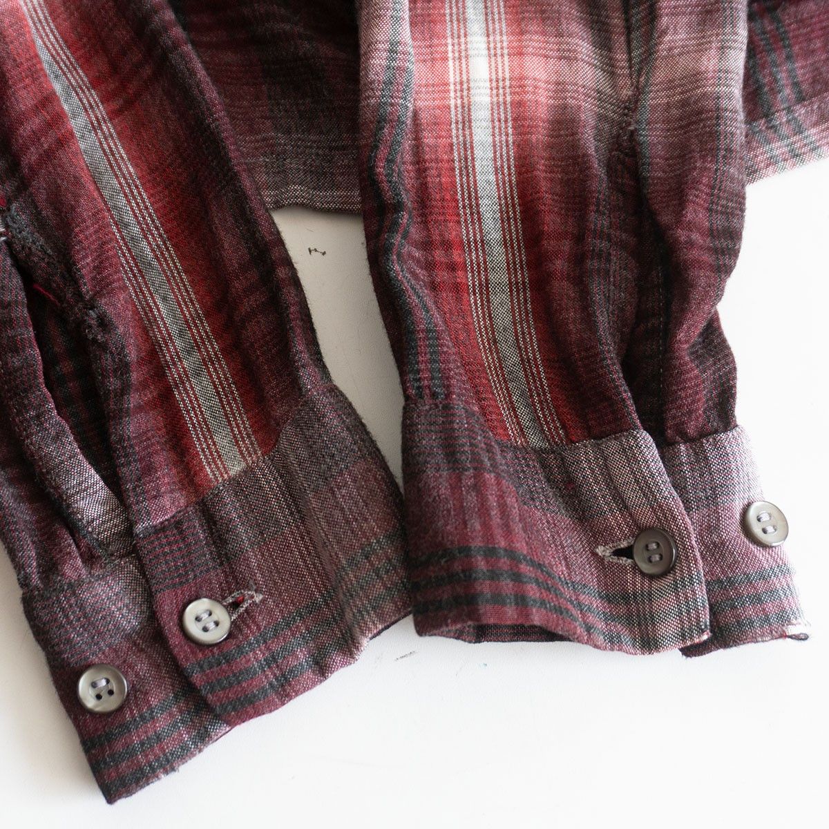 McGregor McGregor 50S Ombre Check Rayon Shirt Size M Size US M / EU 48-50 / 2 - 5 Thumbnail