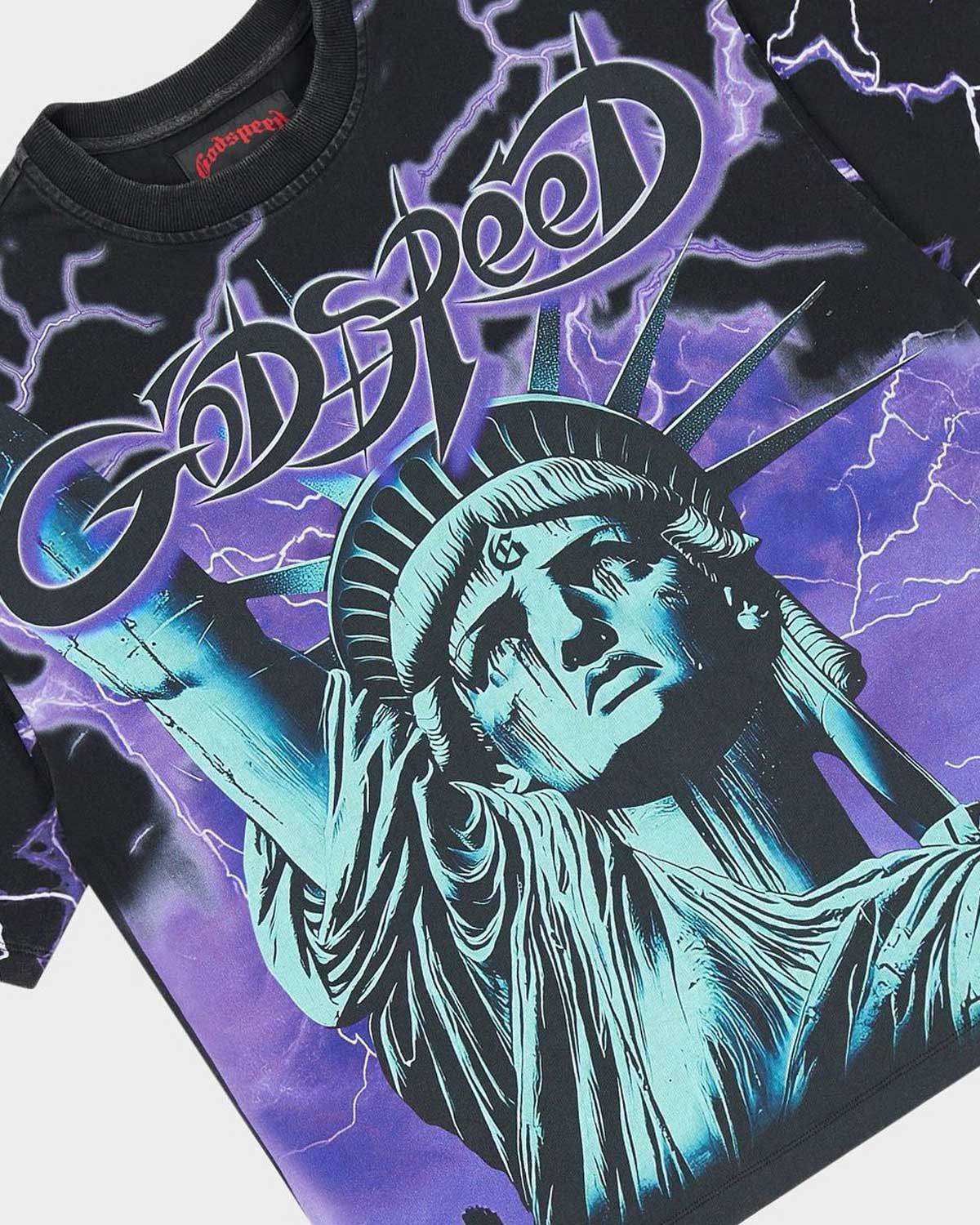 Godspeed Voltage Tee Black/Purple Size US XXL / EU 58 / 5 - 3 Thumbnail