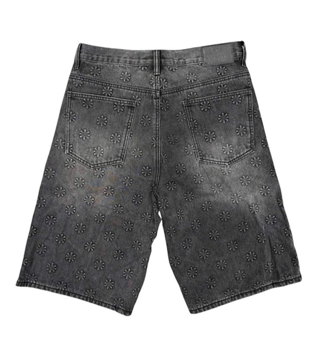 LOSTSHDWS Lost Shdws Embossed Logo Denim Shorts Washed Black Size US 36 / EU 52 - 2 Thumbnail