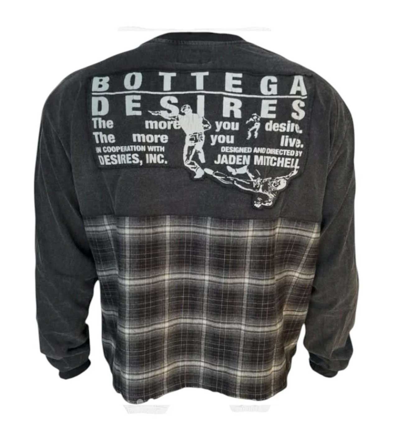 Bottega Desires Hybrid Flannel Tee Black Size US XXL / EU 58 / 5 - 2 Thumbnail