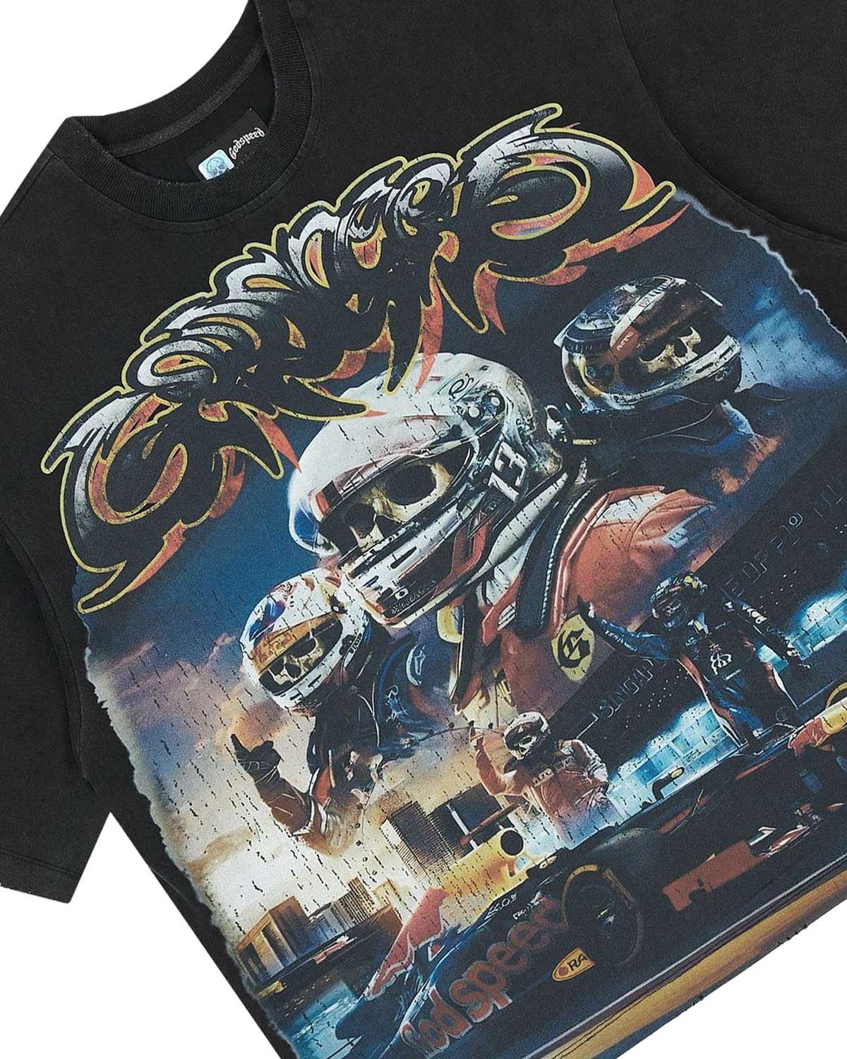 Godspeed Front Runners Tee Black Size US S / EU 44-46 / 1 - 3 Thumbnail