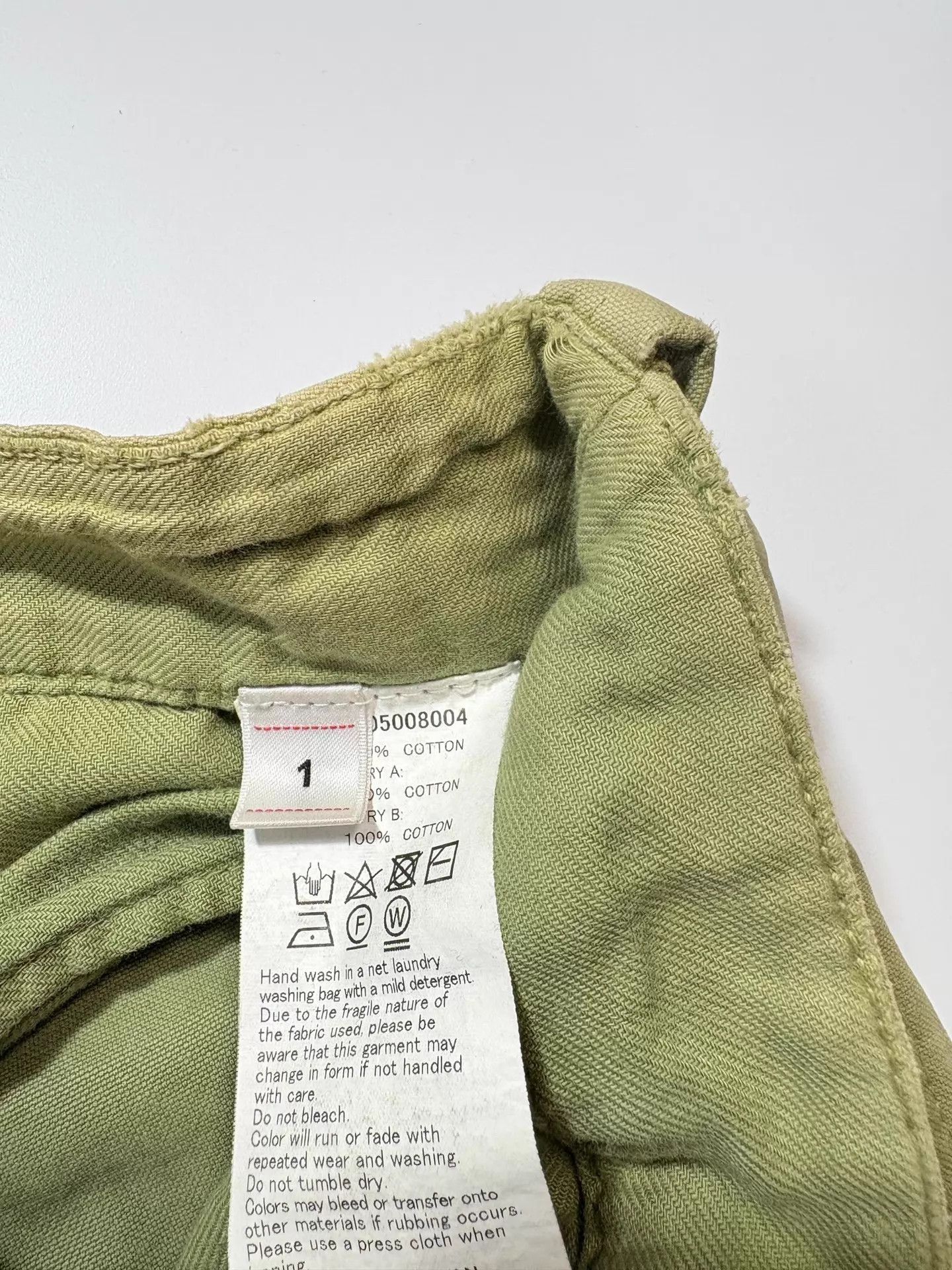 Visvim Distressed Flare Green Casual Pants Size US 30 / EU 46 - 7 Thumbnail