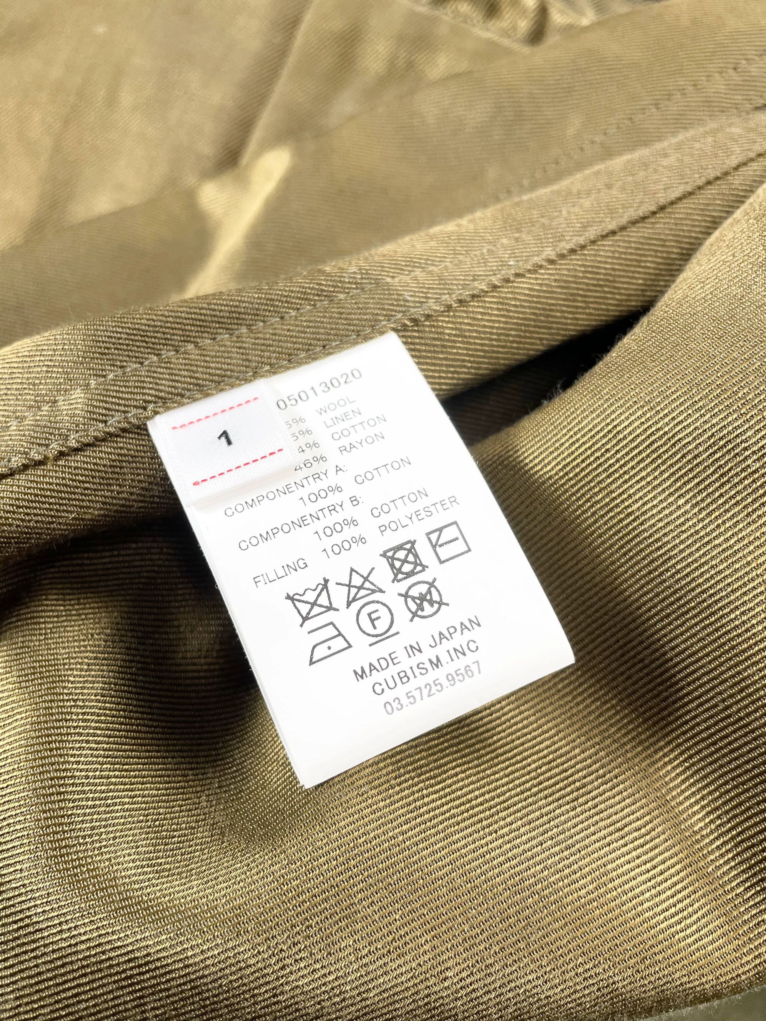 Visvim Wool Blend 4-Pocket Work Jacket in Green Size US S / EU 44-46 / 1 - 7 Thumbnail